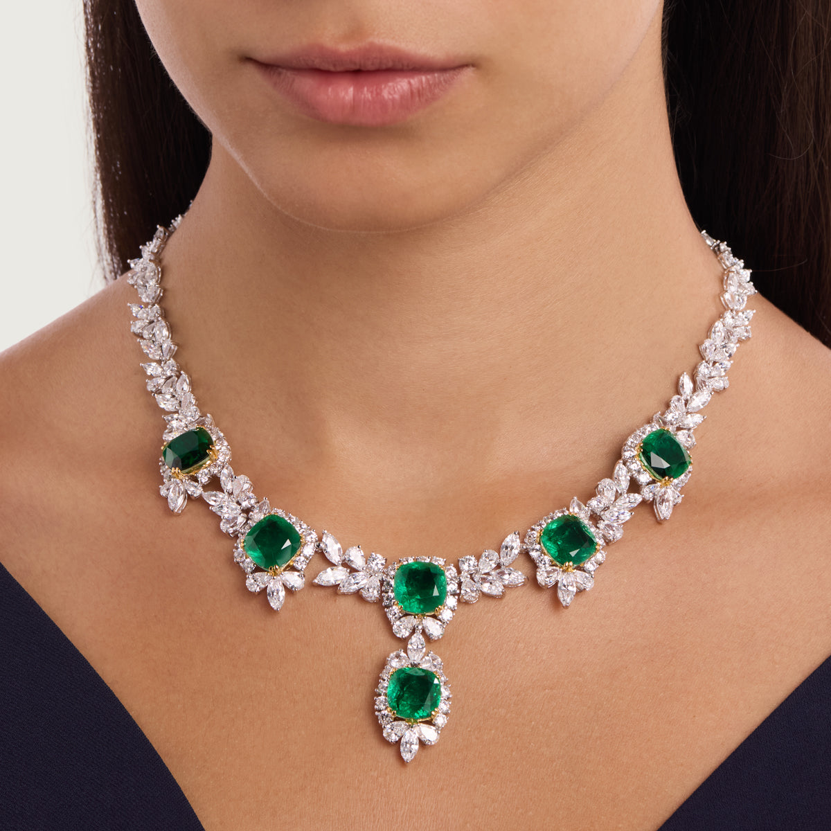 Emerald Majesty Necklace