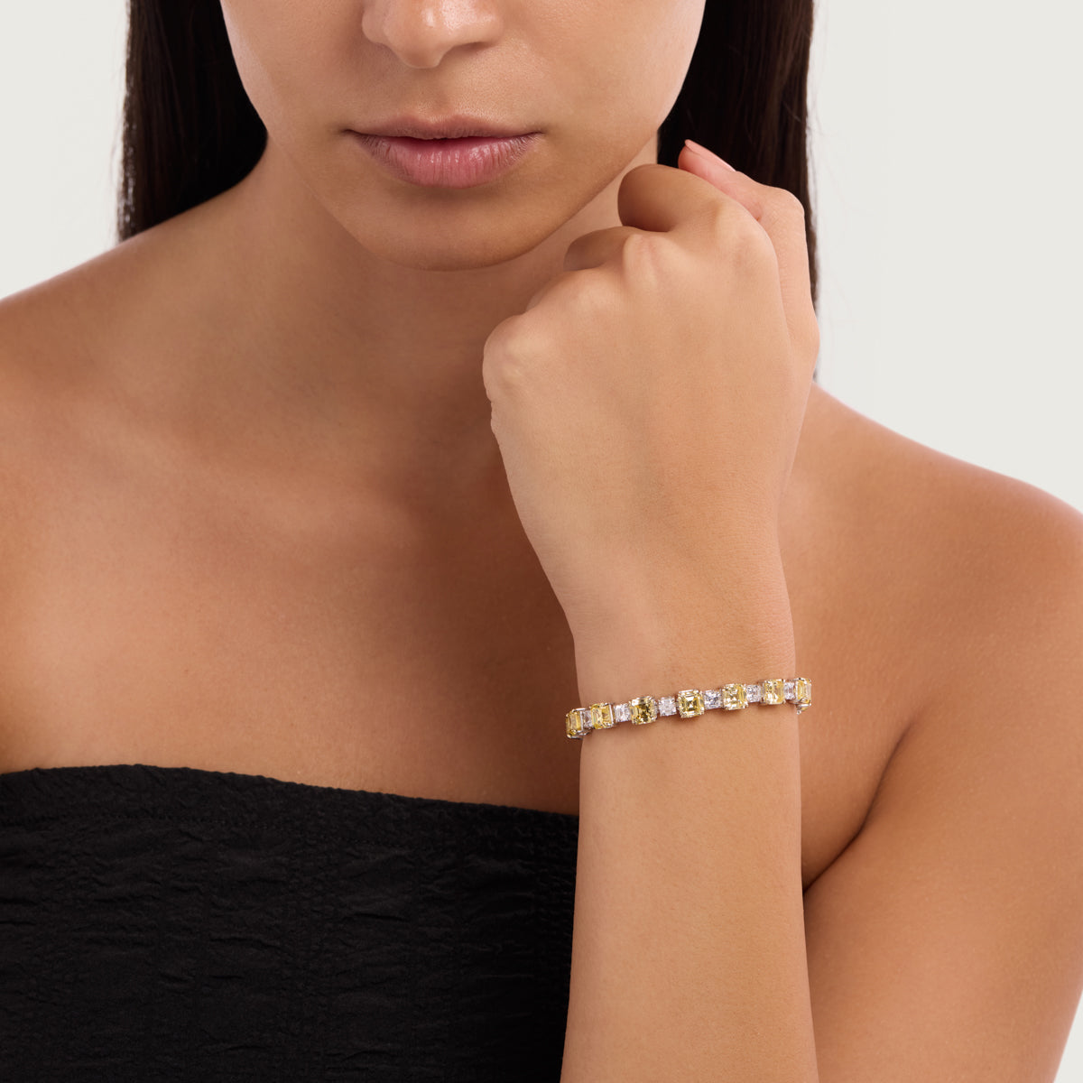 Duo-Tone Sparkling Bracelet