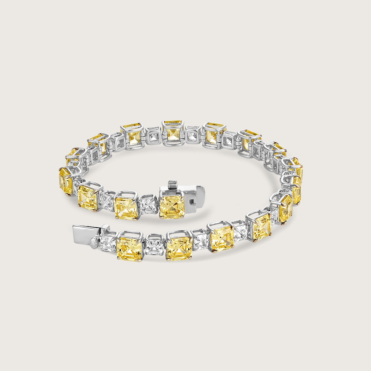 Duo-Tone Sparkling Bracelet