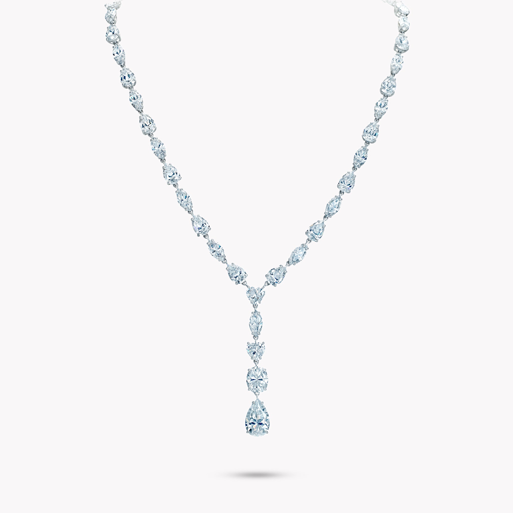 Fancy Shape Drop Necklace
