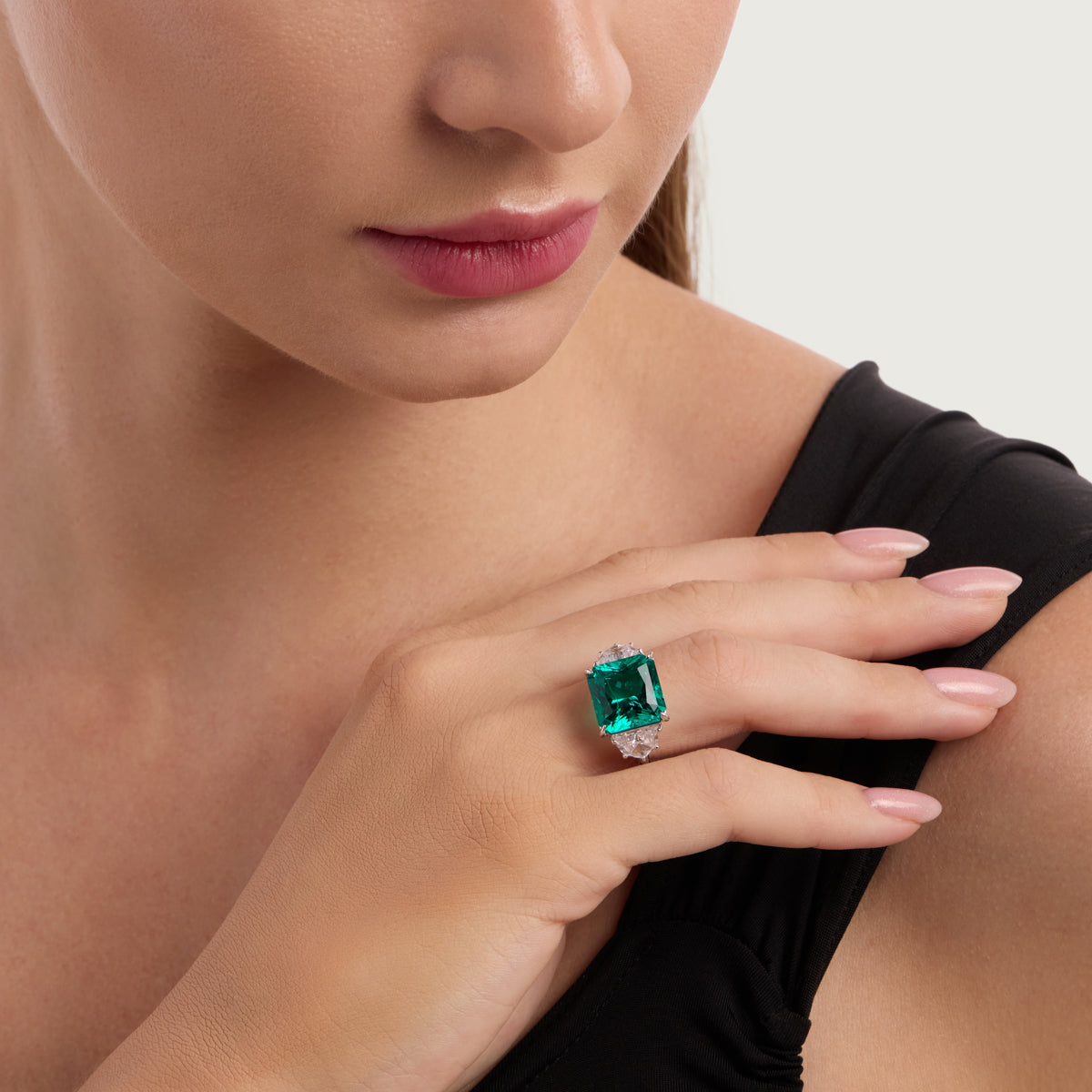 Evergreen Sparkle Ring