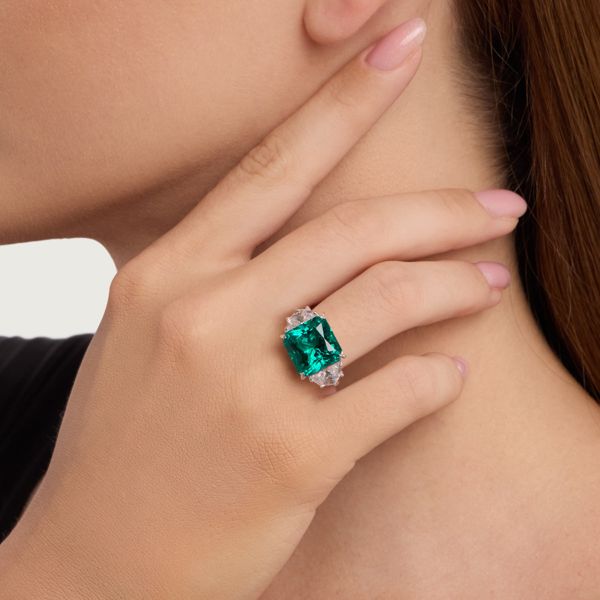 Evergreen Sparkle Ring