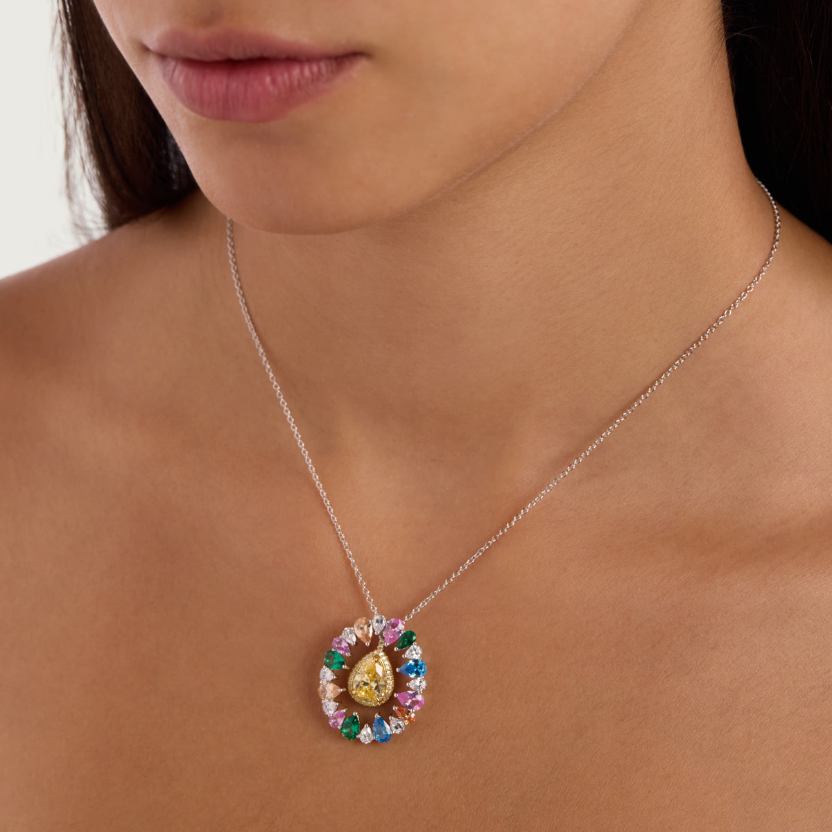Color Burst Pendant