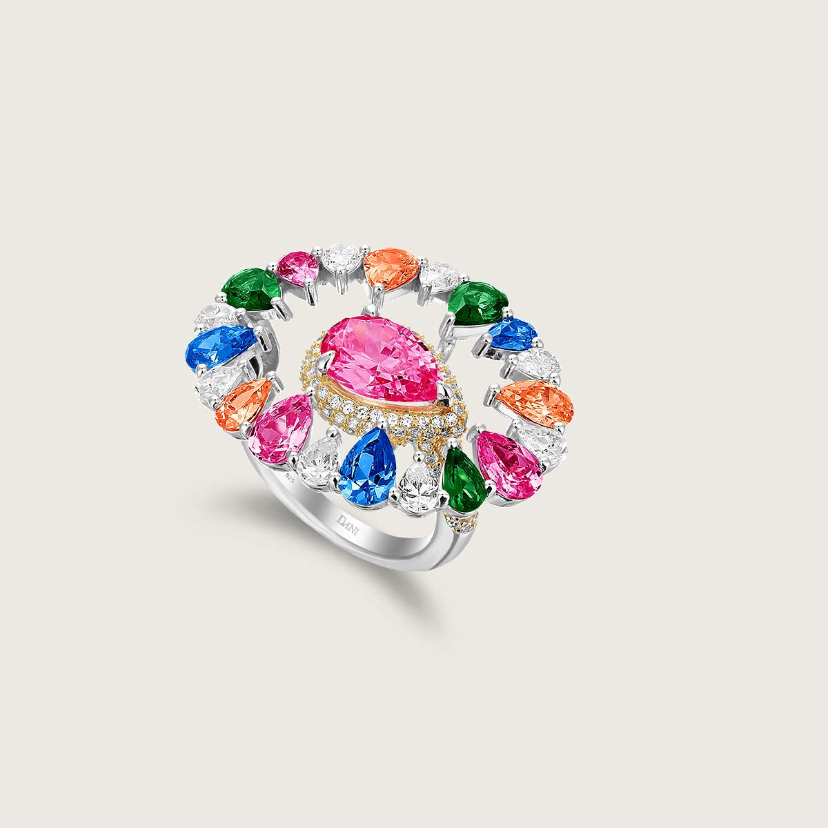 Color Burst Bloom Ring