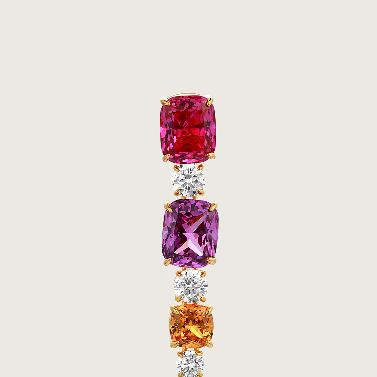 Multicolor Gemstone Dangle Earrings