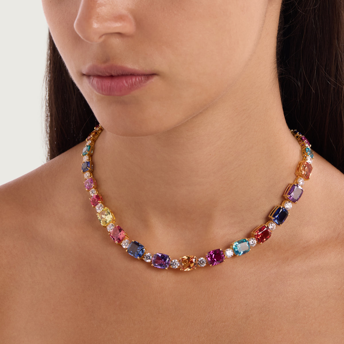 Multicolor Gemstone Necklace