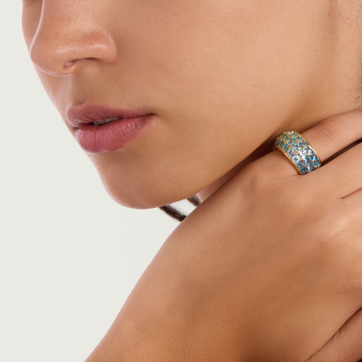 Aqua Dazzle Ring