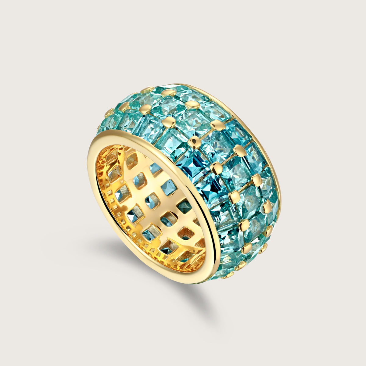 Aqua Dazzle Ring