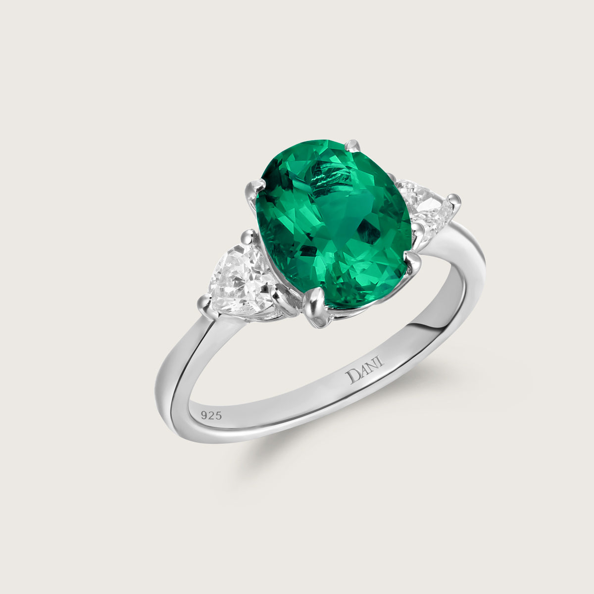 Emerald Heart Ring