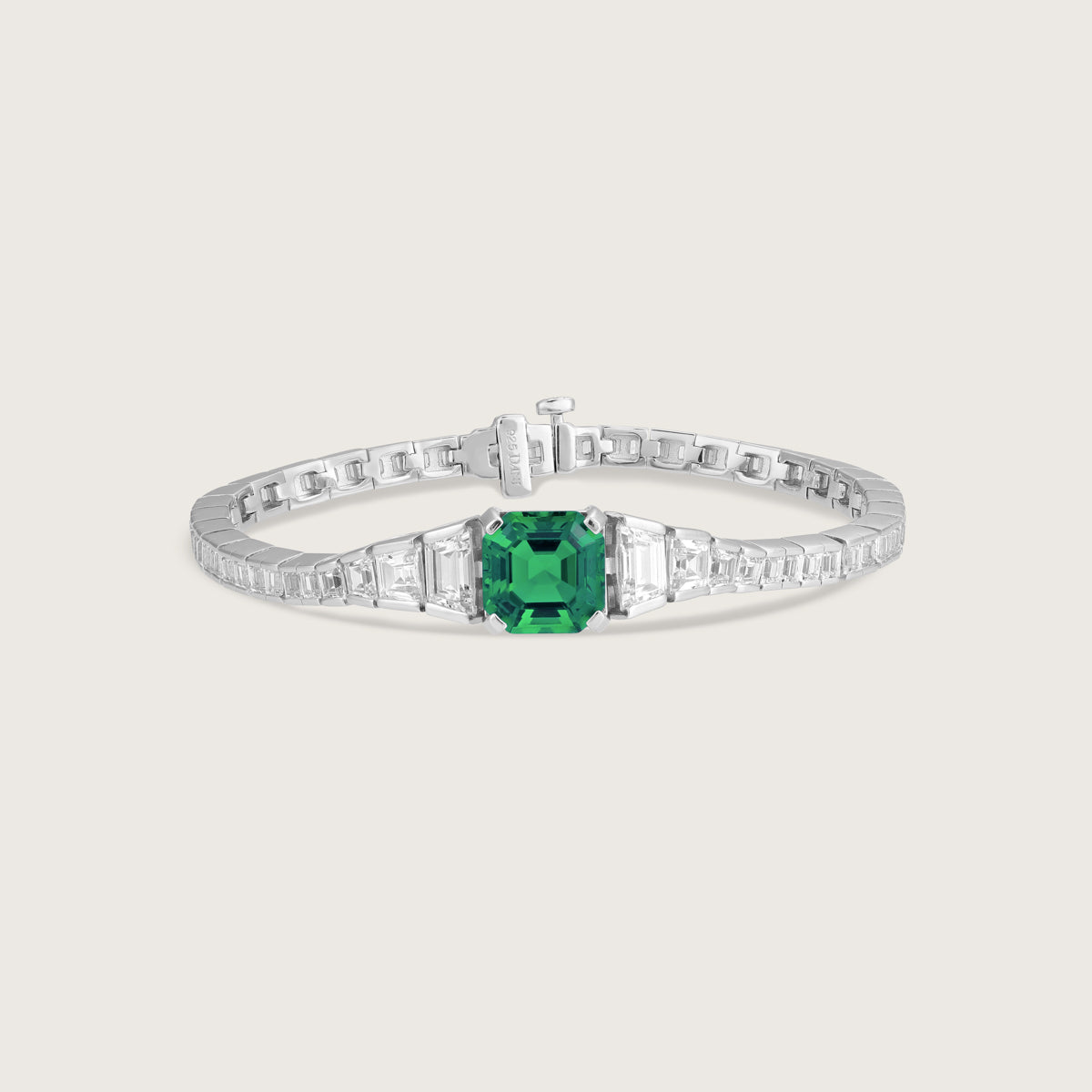 Emerald Baguette Bracelet