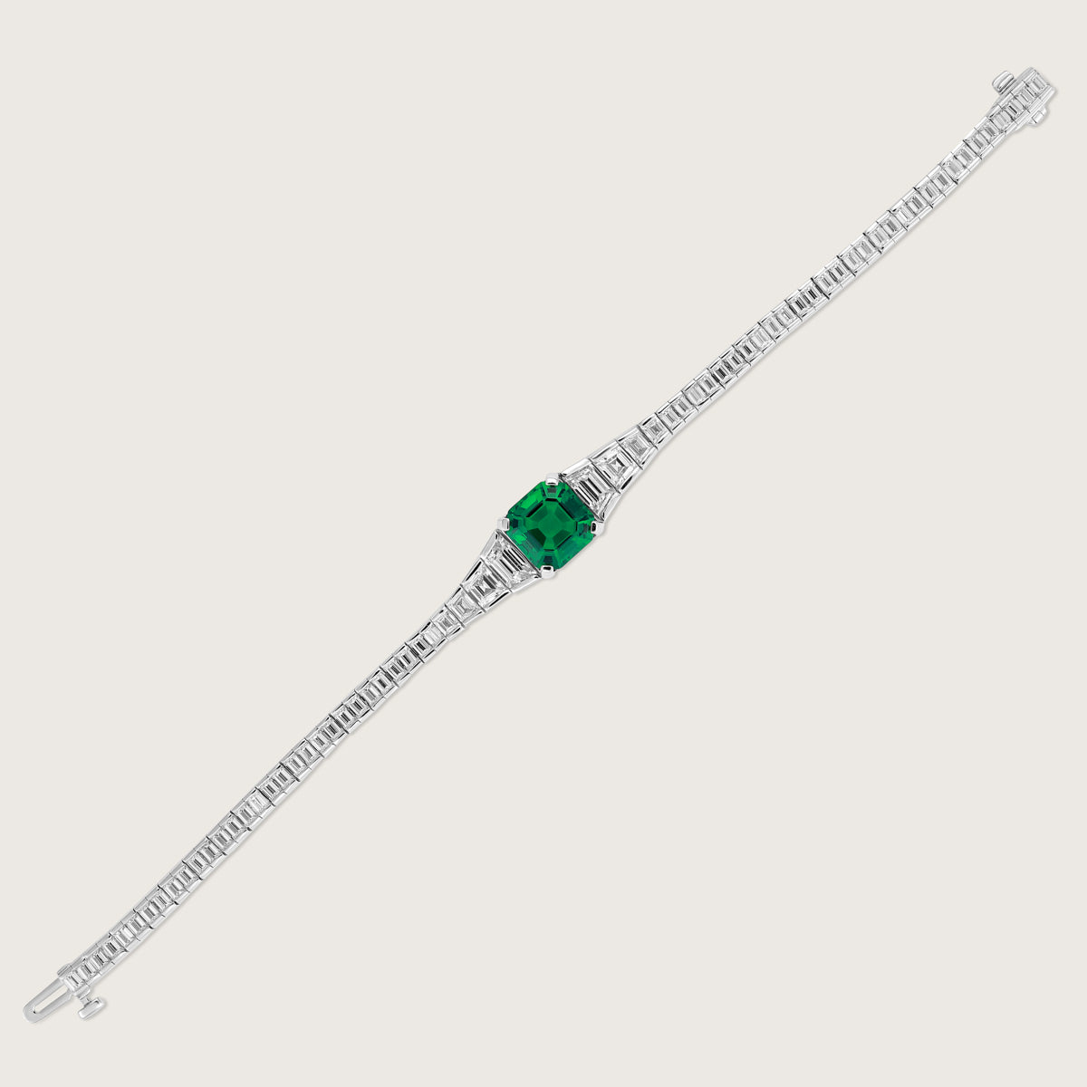 Emerald Baguette Bracelet