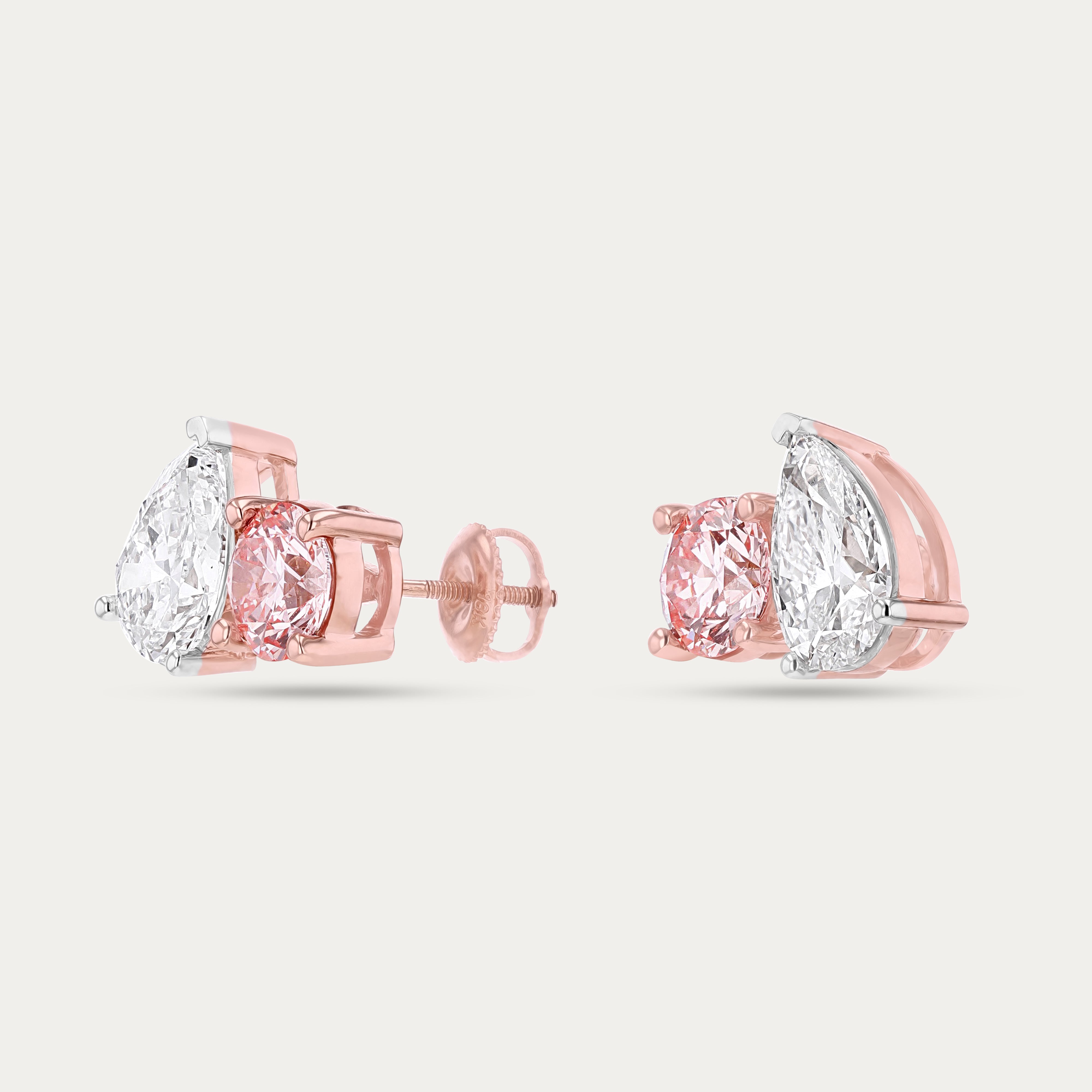 Blush Embrace Lab-Grown Diamond Earrings