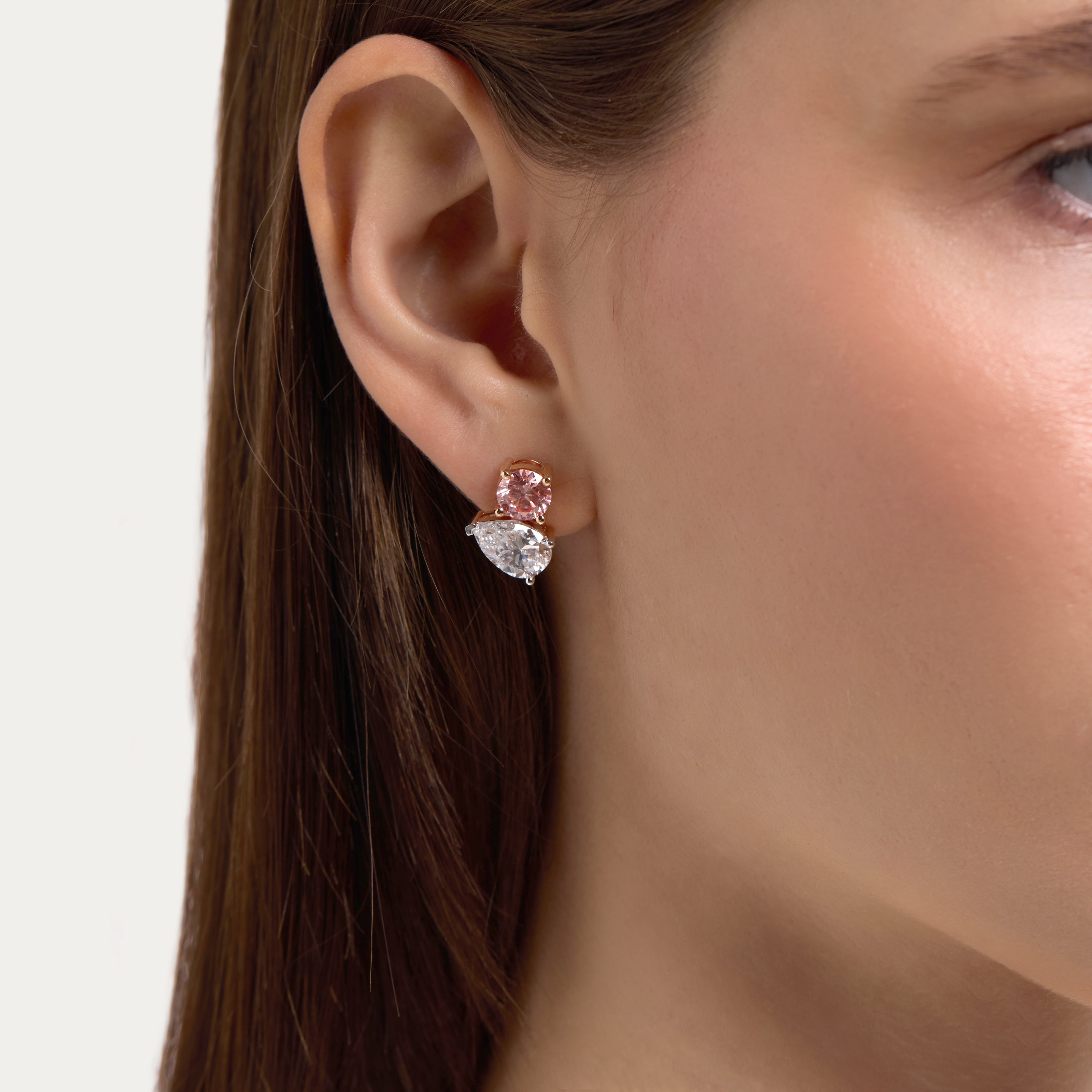 Blush Embrace Lab-Grown Diamond Earrings