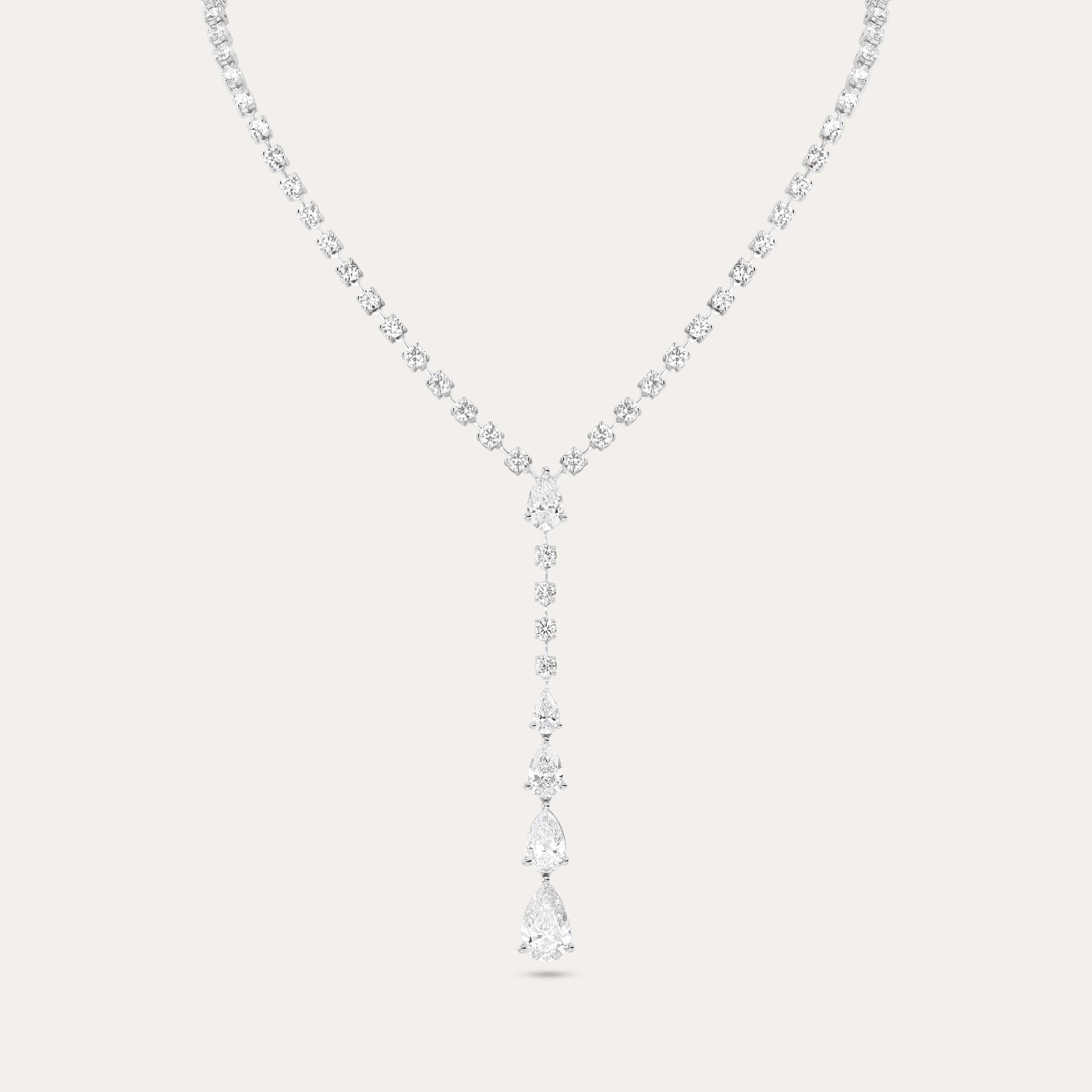 Sleek Lab-Grown Diamond Necklace