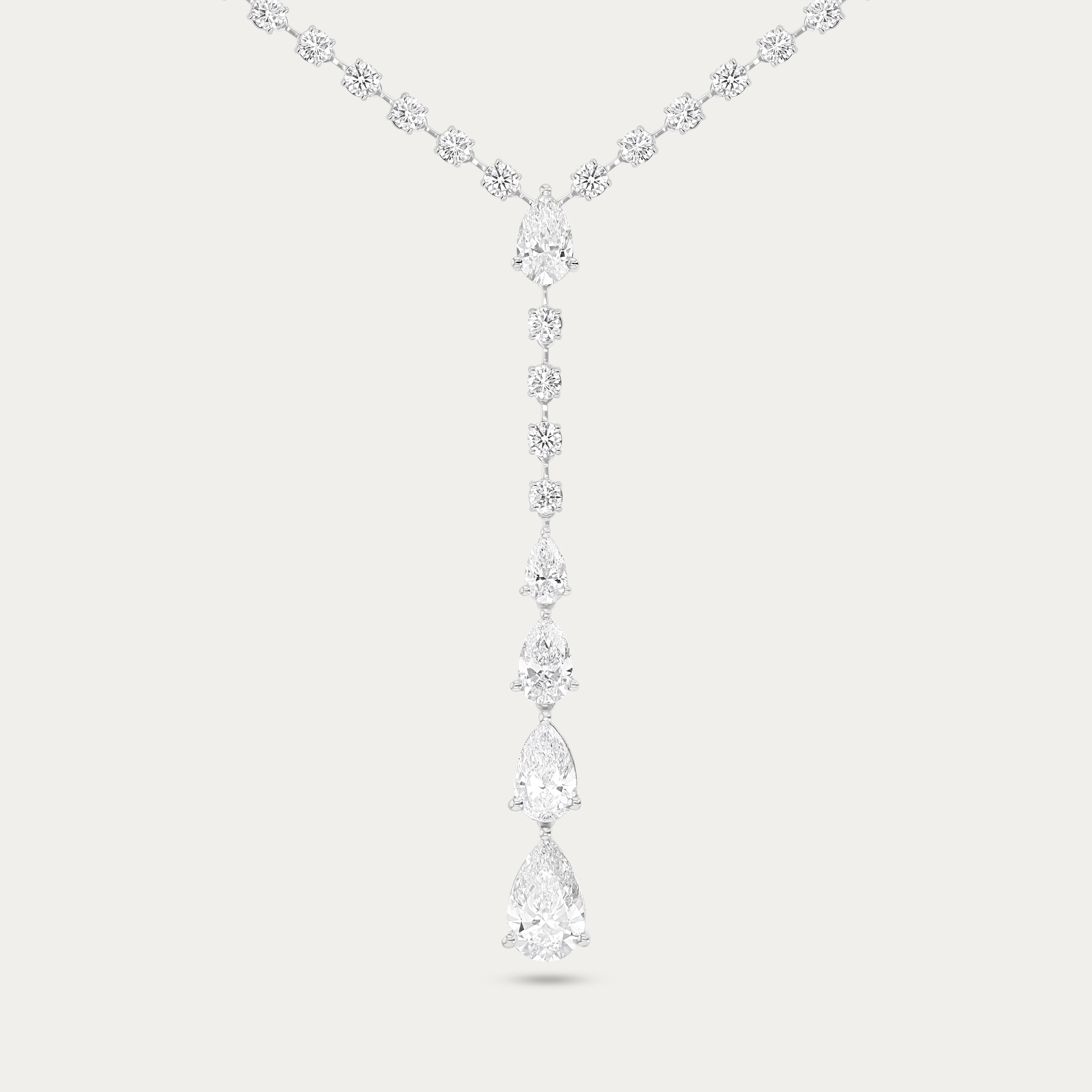 Sleek Lab-Grown Diamond Necklace