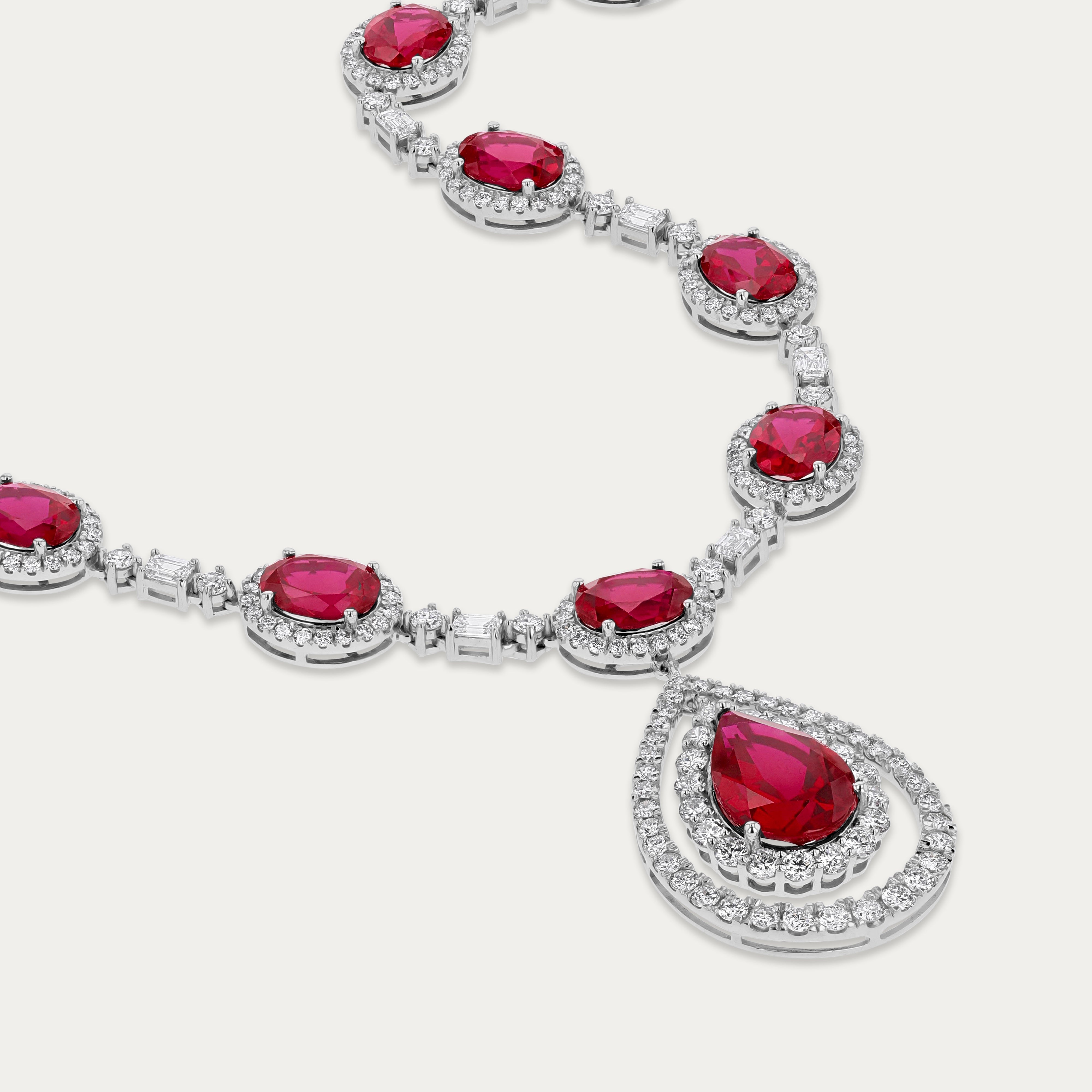 Regal Rouge Lab-Grown Diamond Necklace