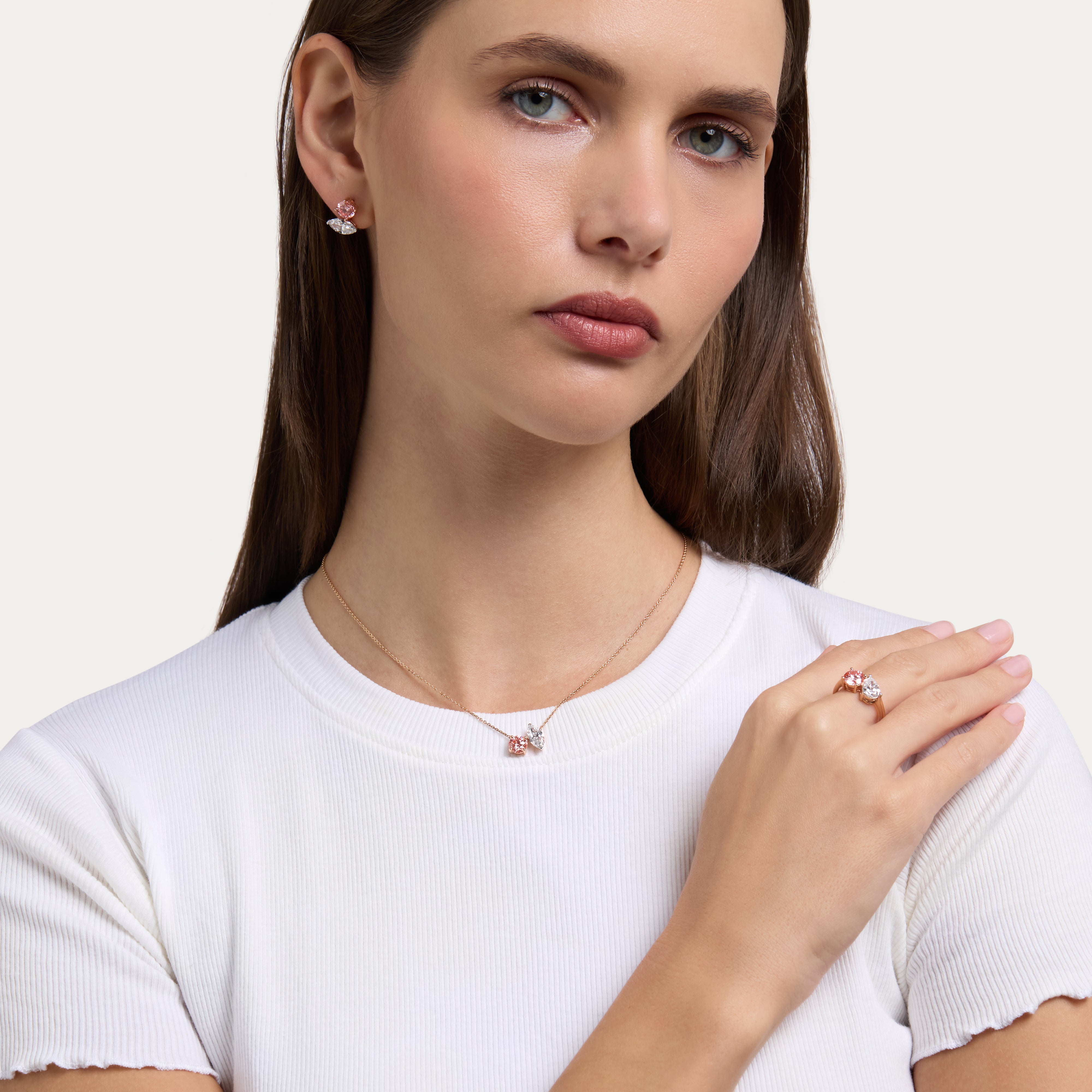 Blush Duo Lab-Grown Diamond Necklace