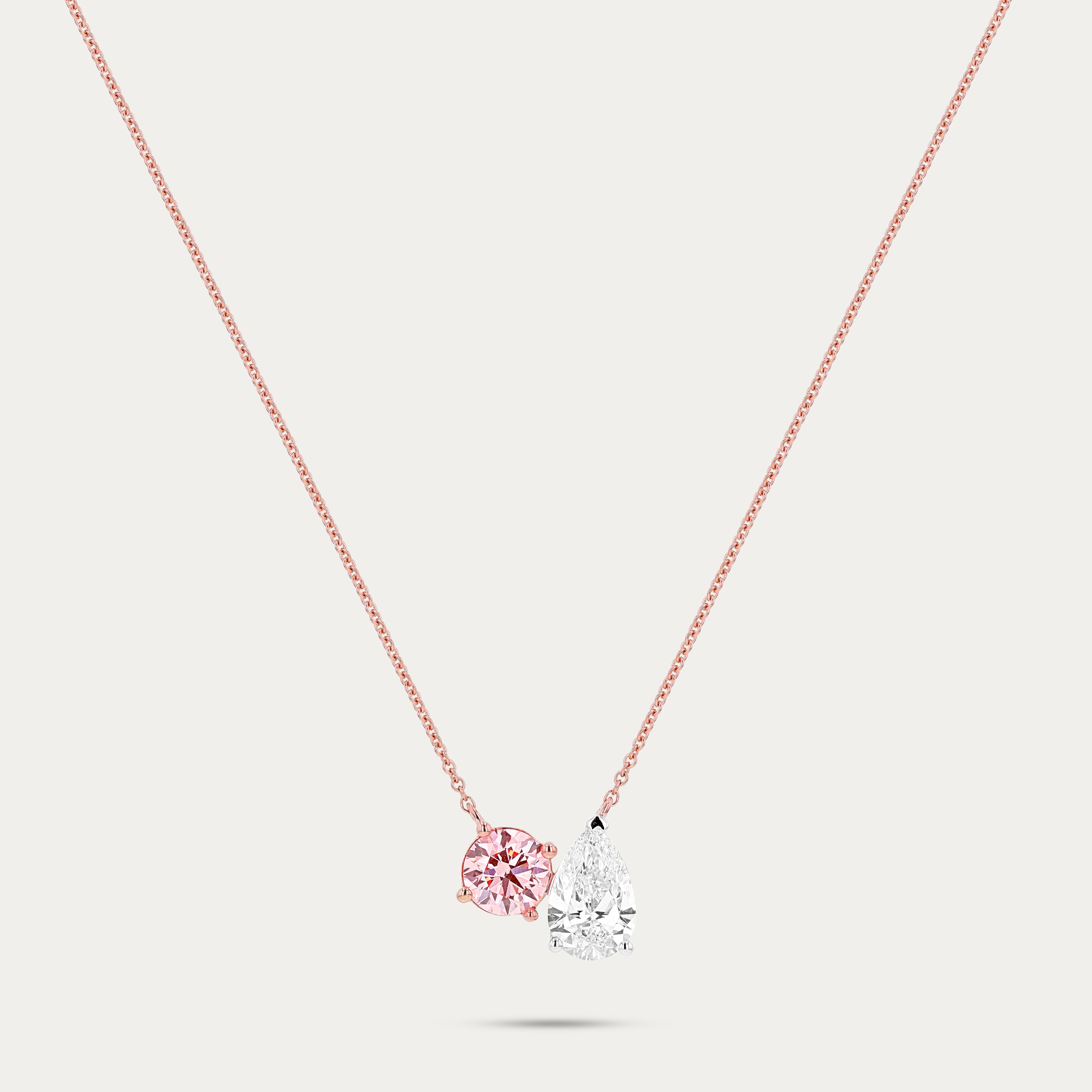 Blush Embrace Lab-Grown Diamond Necklace