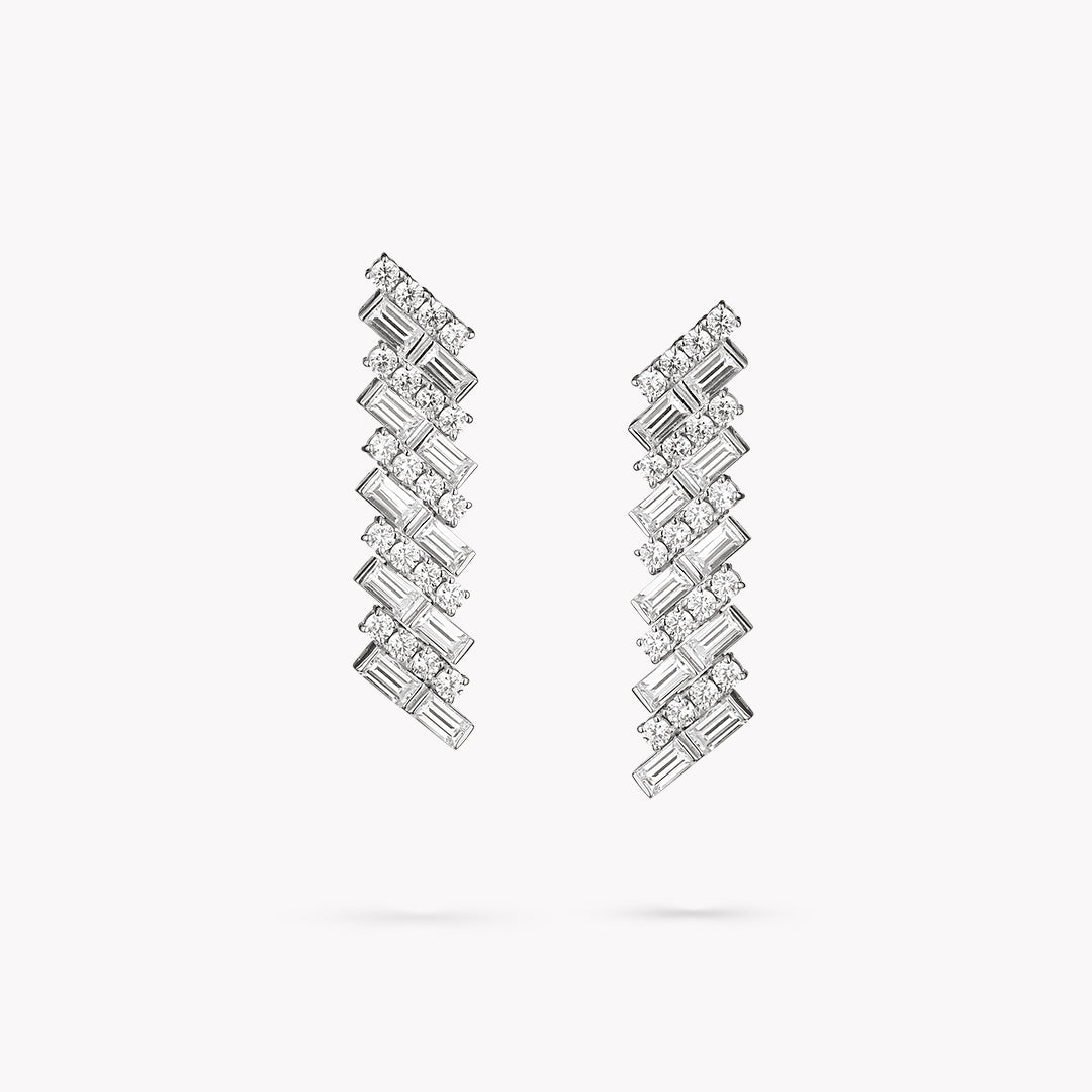 Fancy Shape Chandelier Earrings