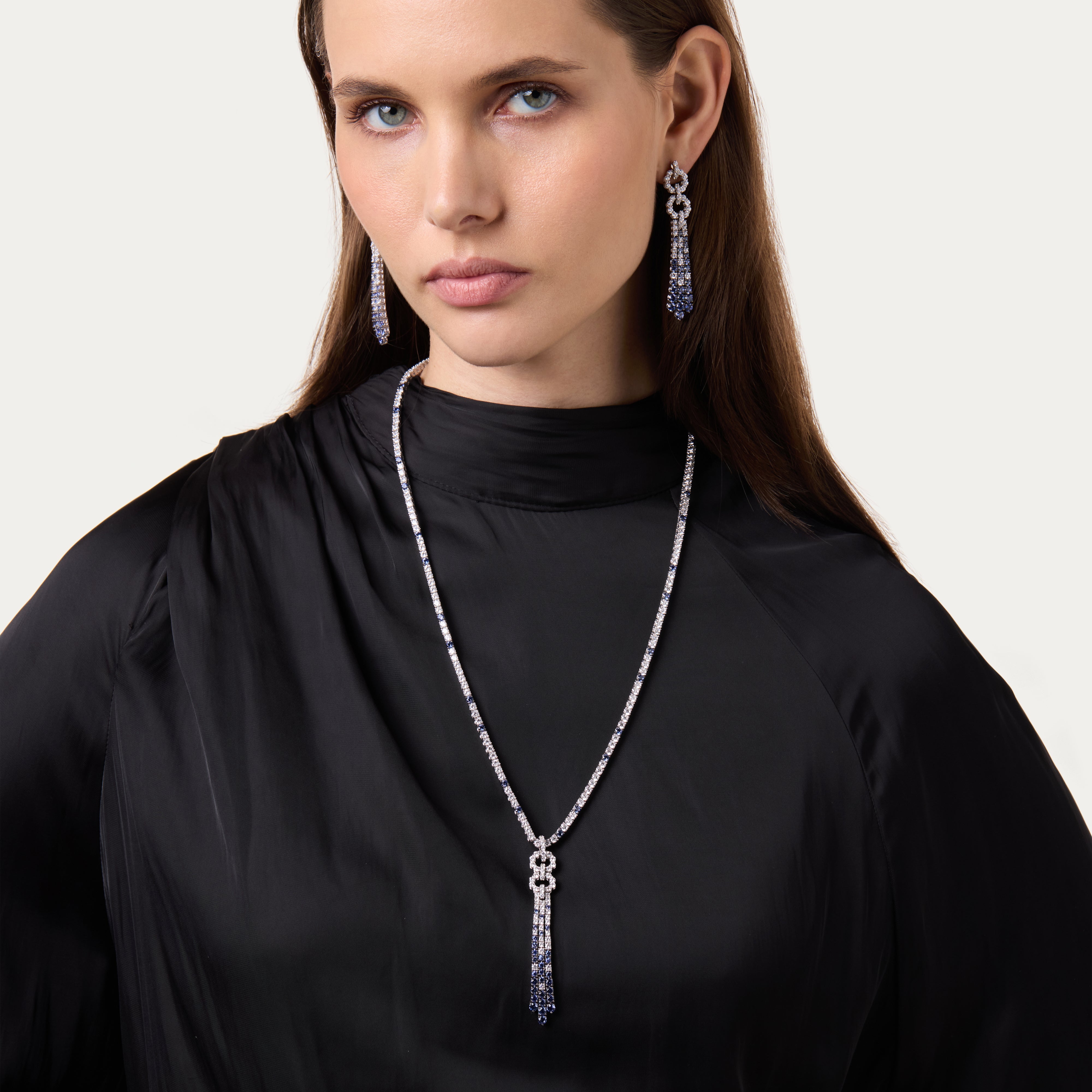 Sapphire Nightfall Radiance Necklace