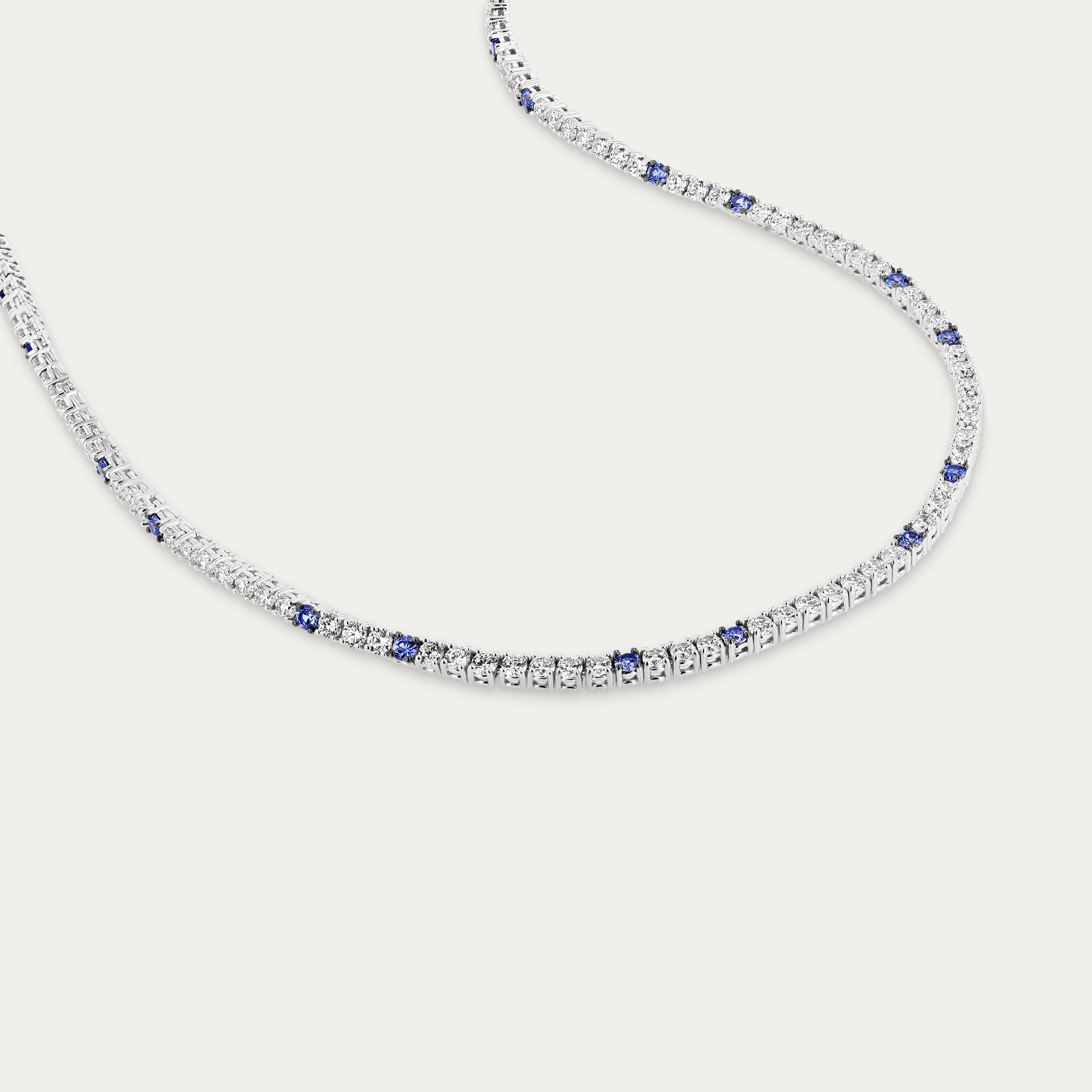 Sapphire Nightfall Radiance Necklace