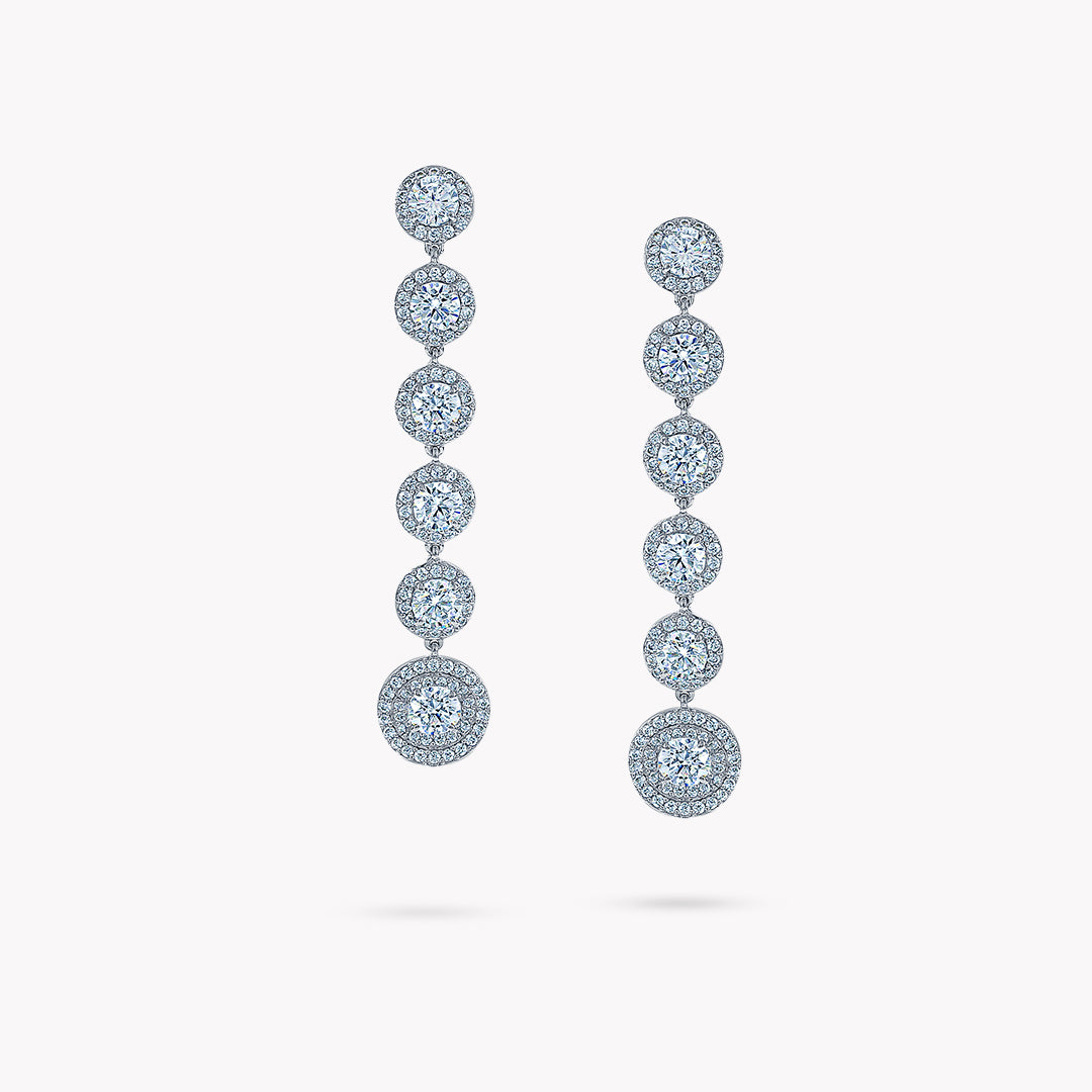 Linear drop clearance earring