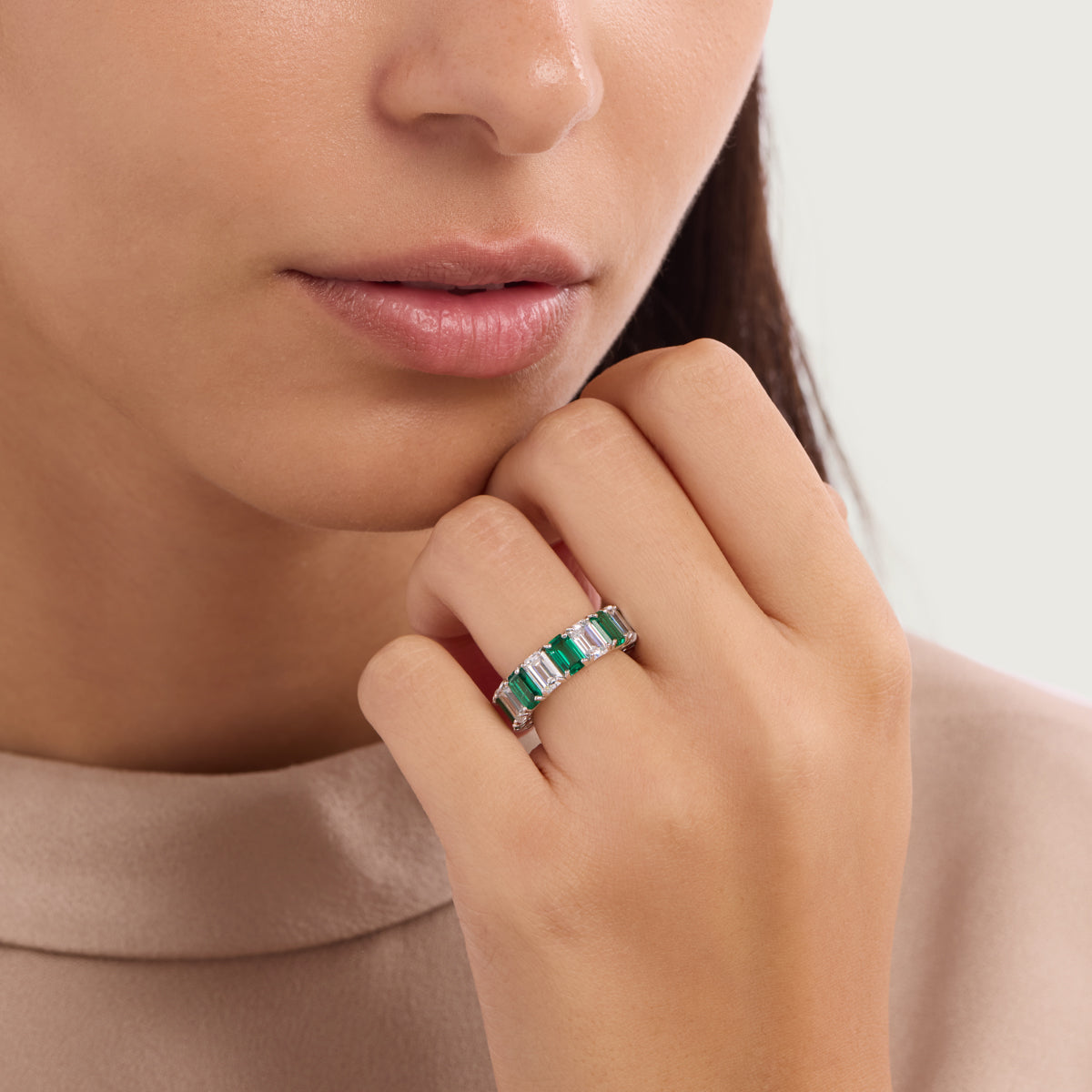 Eternal Emerald Ring