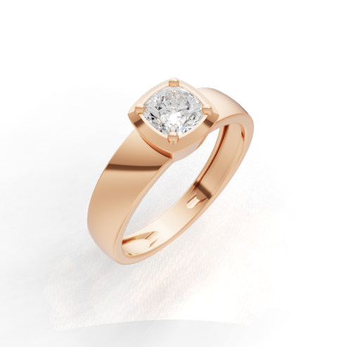 cushion-14k rose gold|cushion-18k rose gold