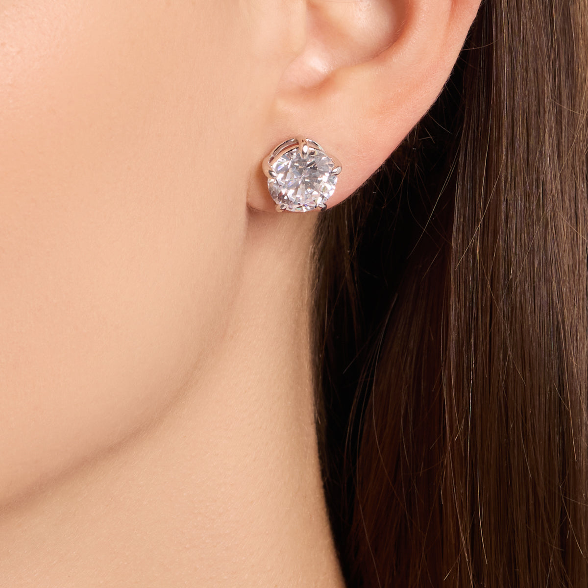 Luminous Solitaire Studs