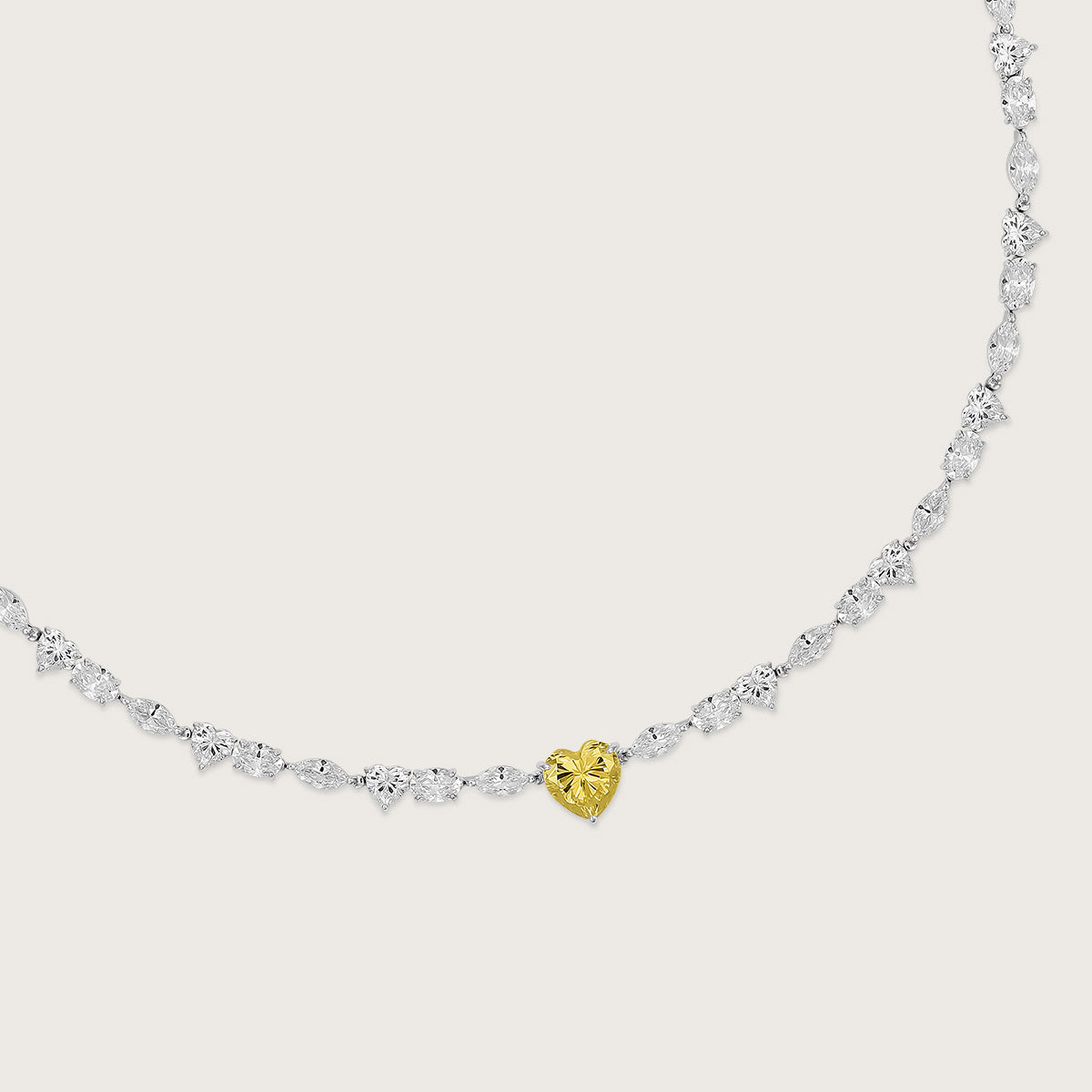 Heart & Marquise Radiance Necklace