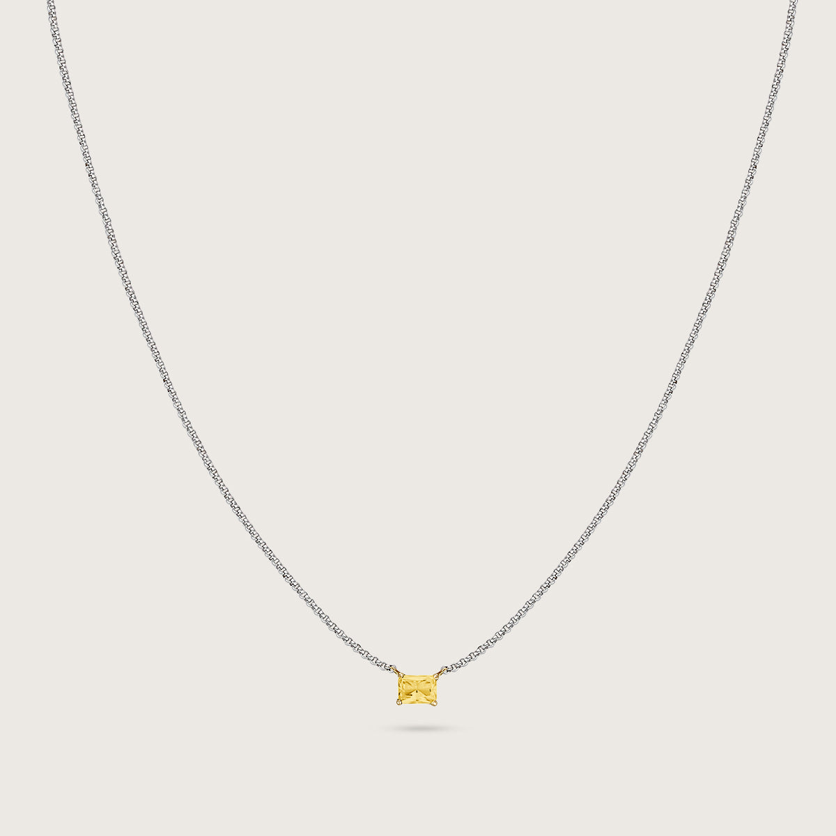 Sunshine Solitaire Necklace