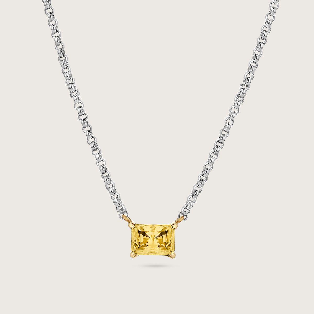 Sunshine Solitaire Necklace