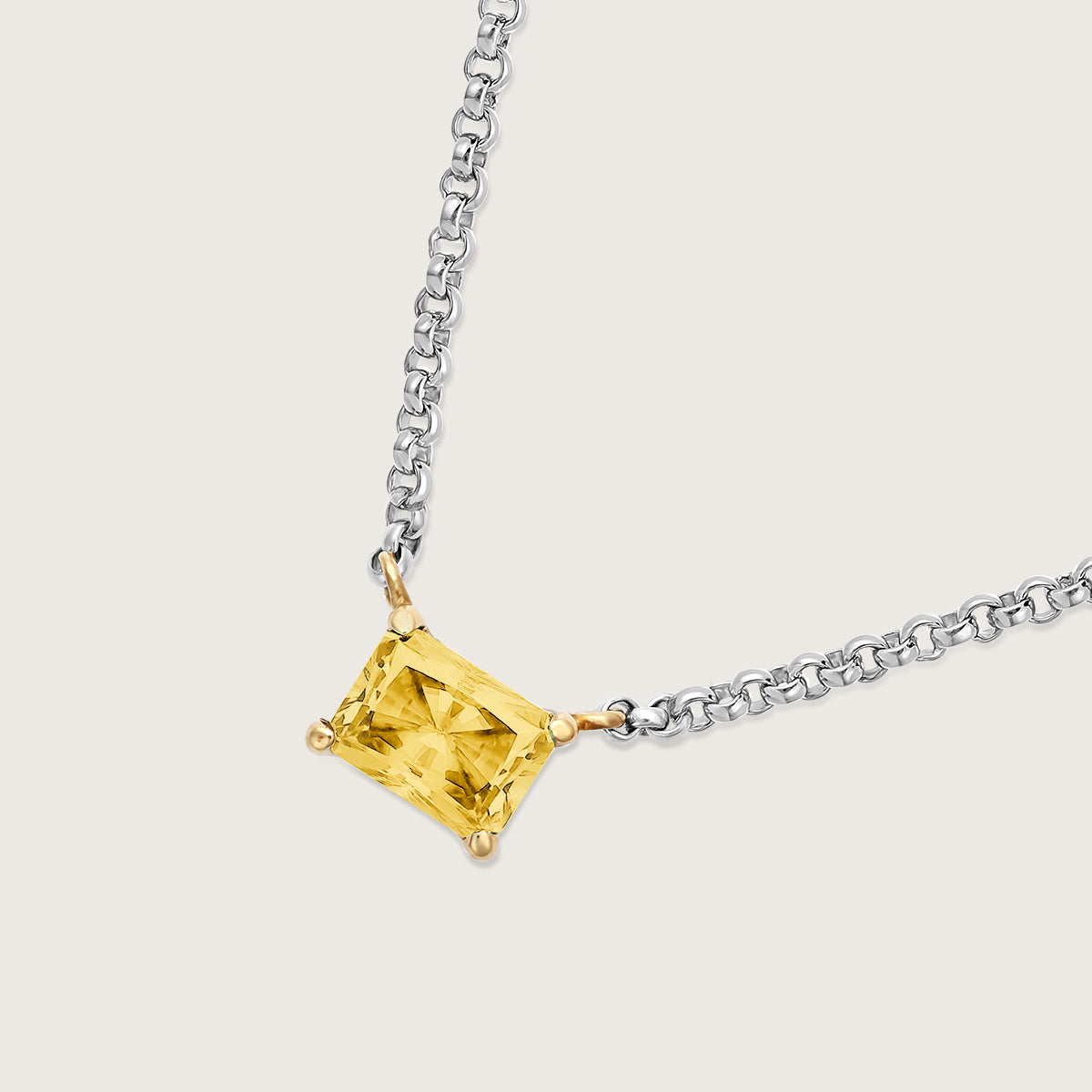 Sunshine Solitaire Necklace