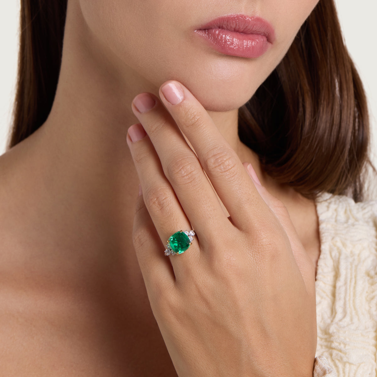 Green Mystique Diamond Ring