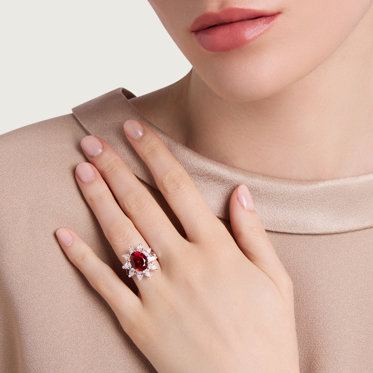 Ruby Radiance Ring