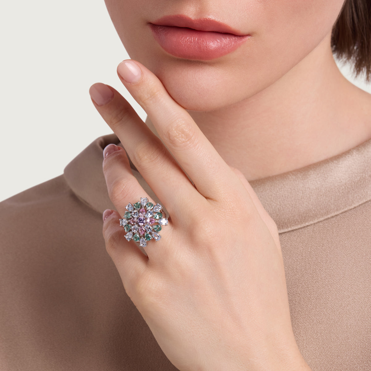 Blooming Radiance Ring