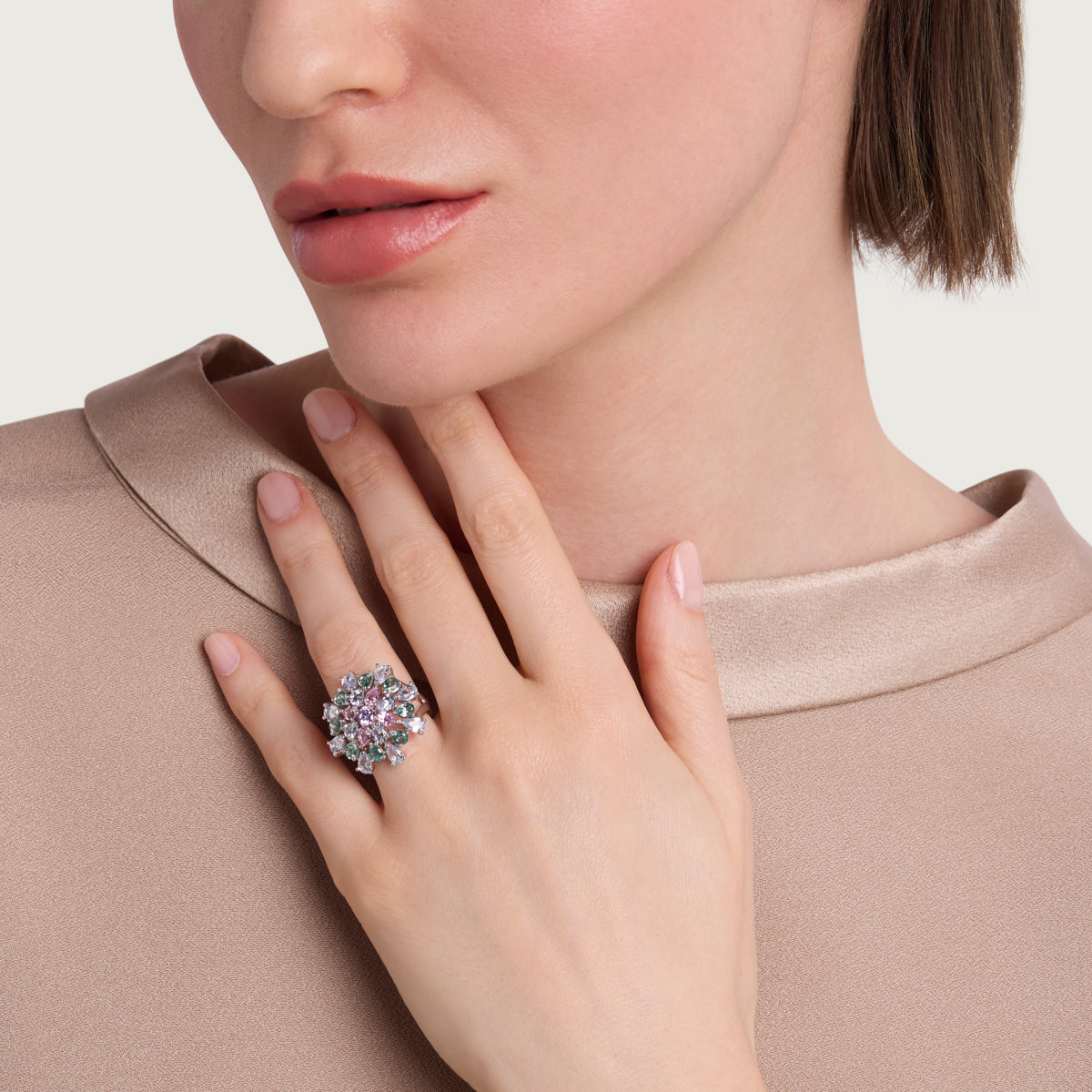 Blooming Radiance Ring