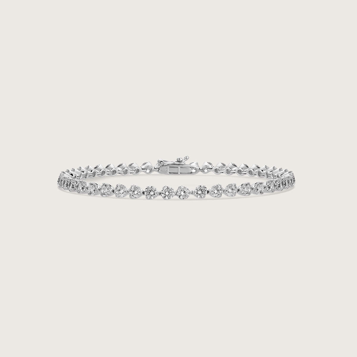 Classic Eternal Round-Cut Bracelet