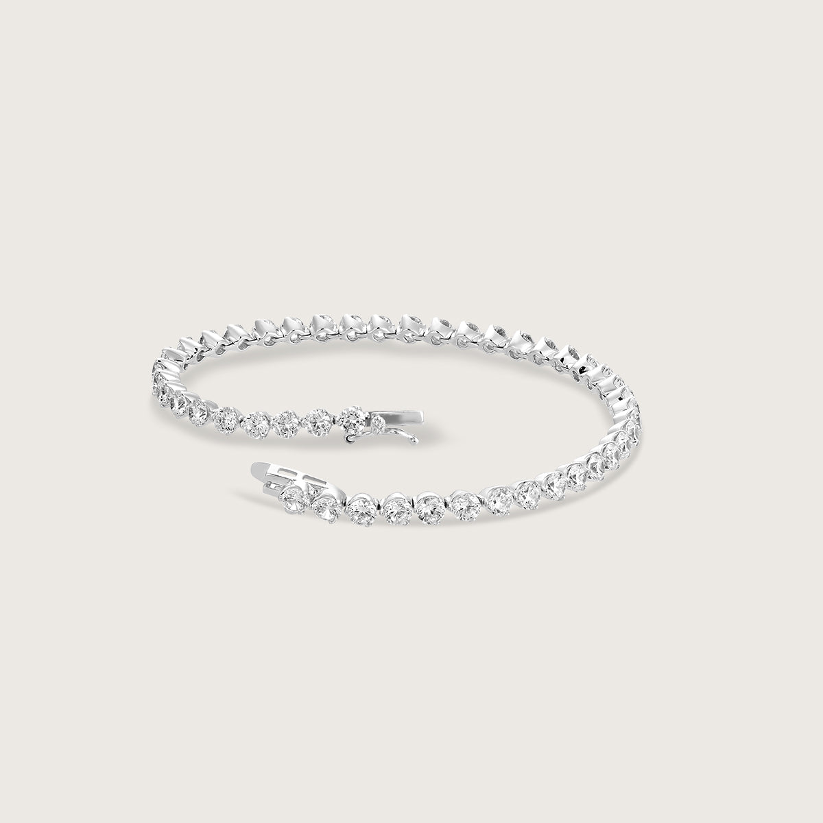 Classic Eternal Round-Cut Bracelet