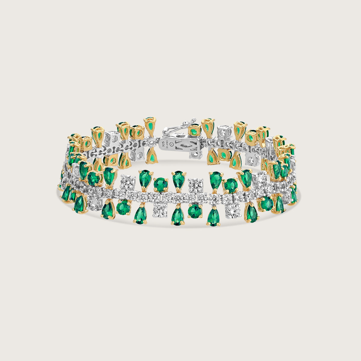 Verdant Allure Diamond Bracelet