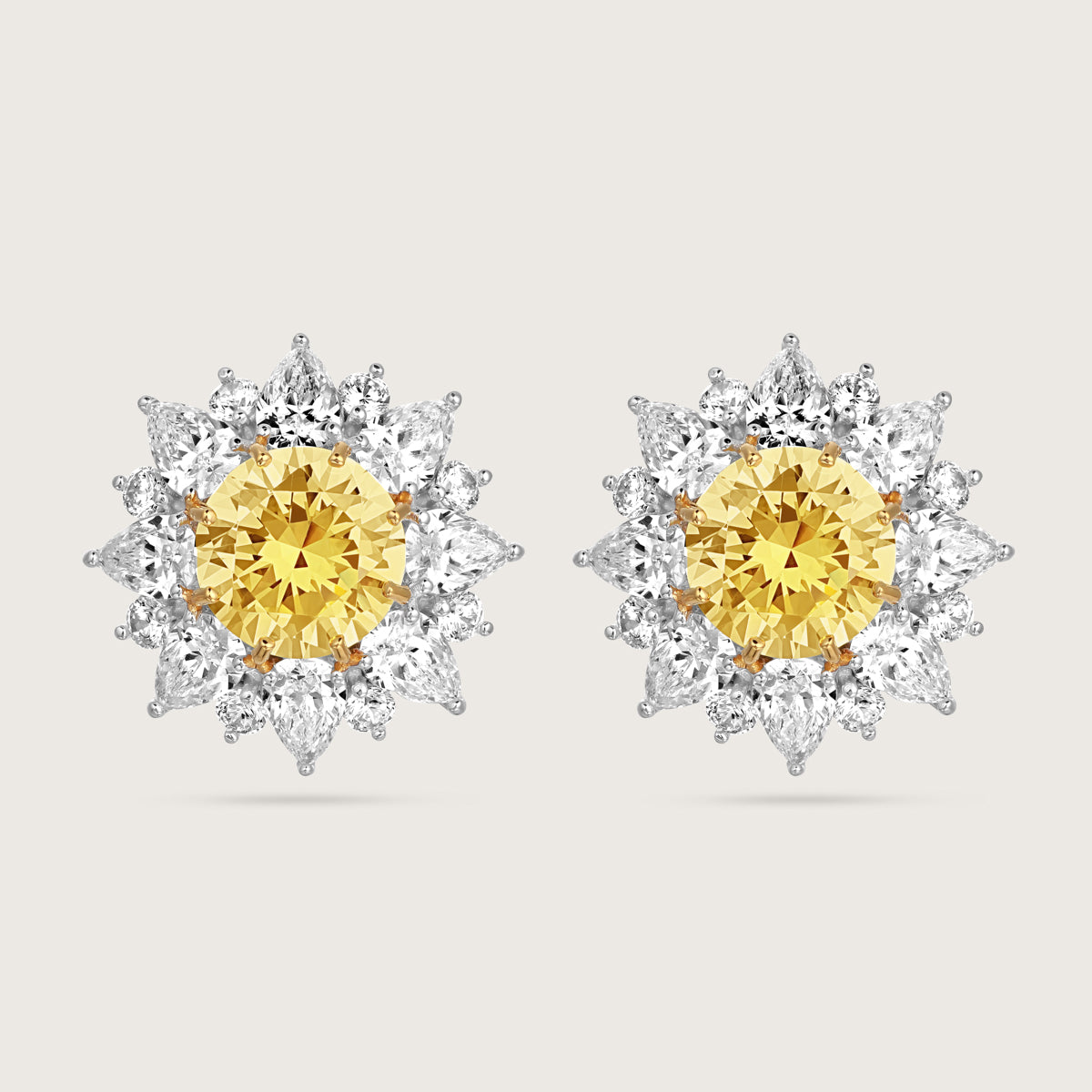 Canary Bloom Earrings