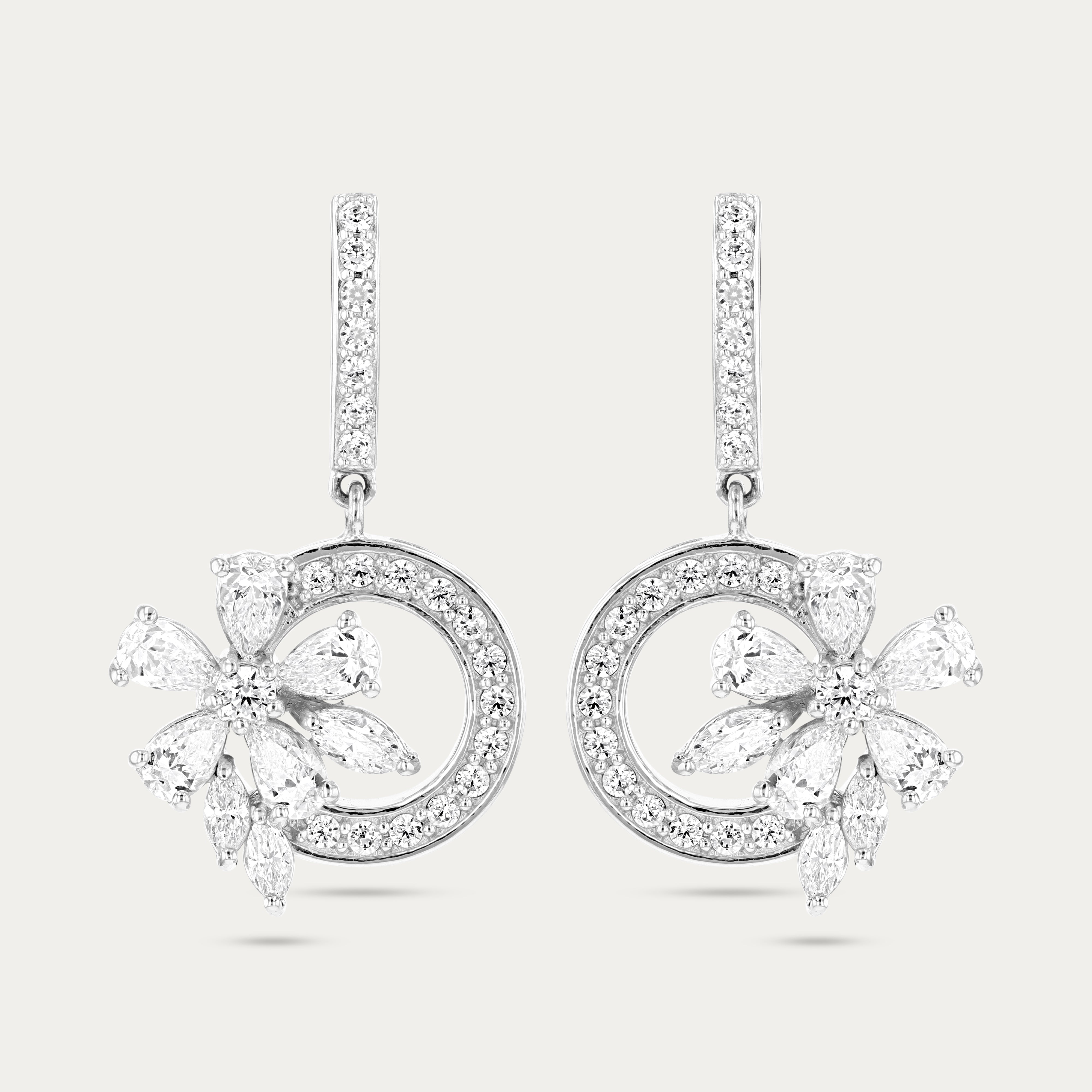 Petal Bloom Flower Earrings