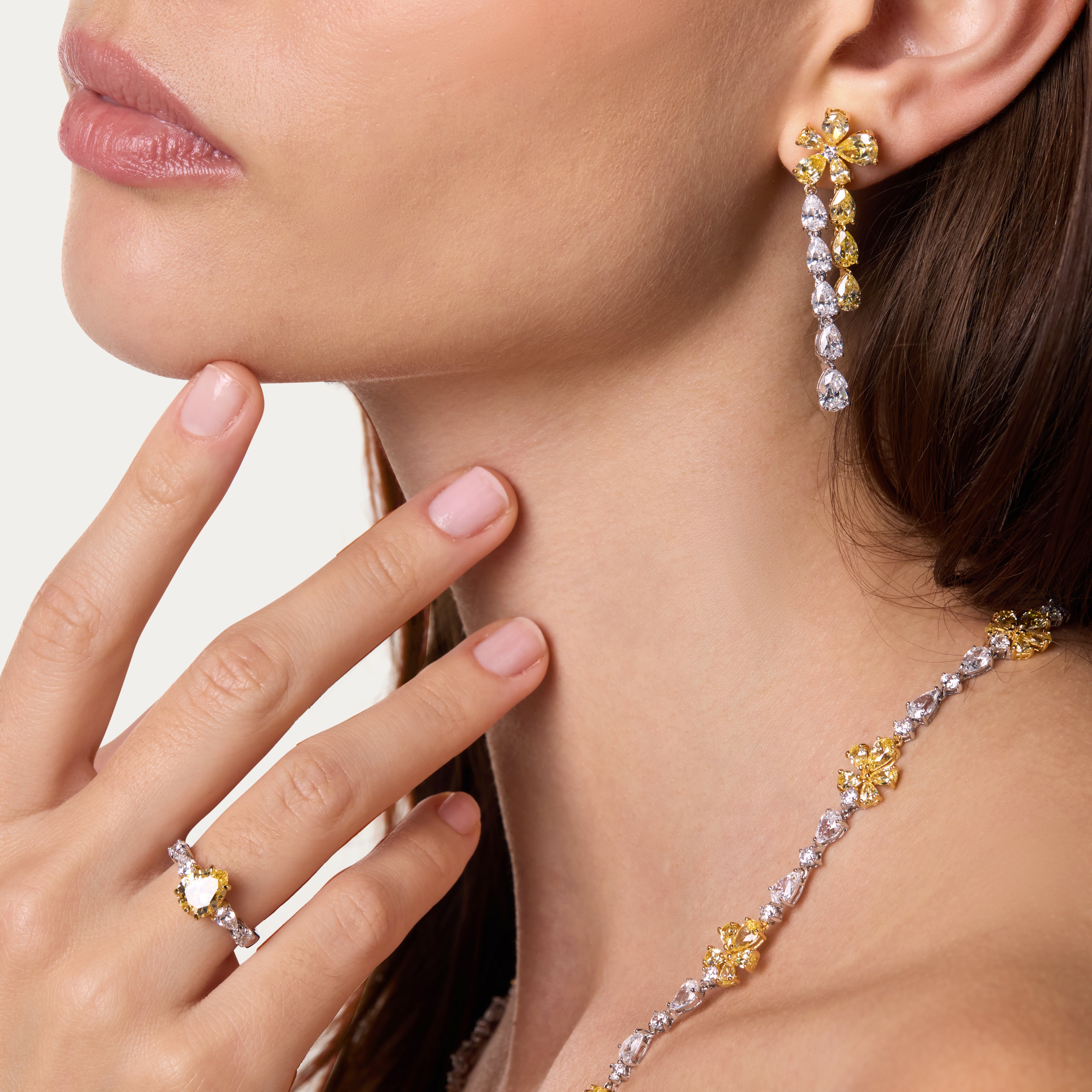 Floral Cascade Earrings