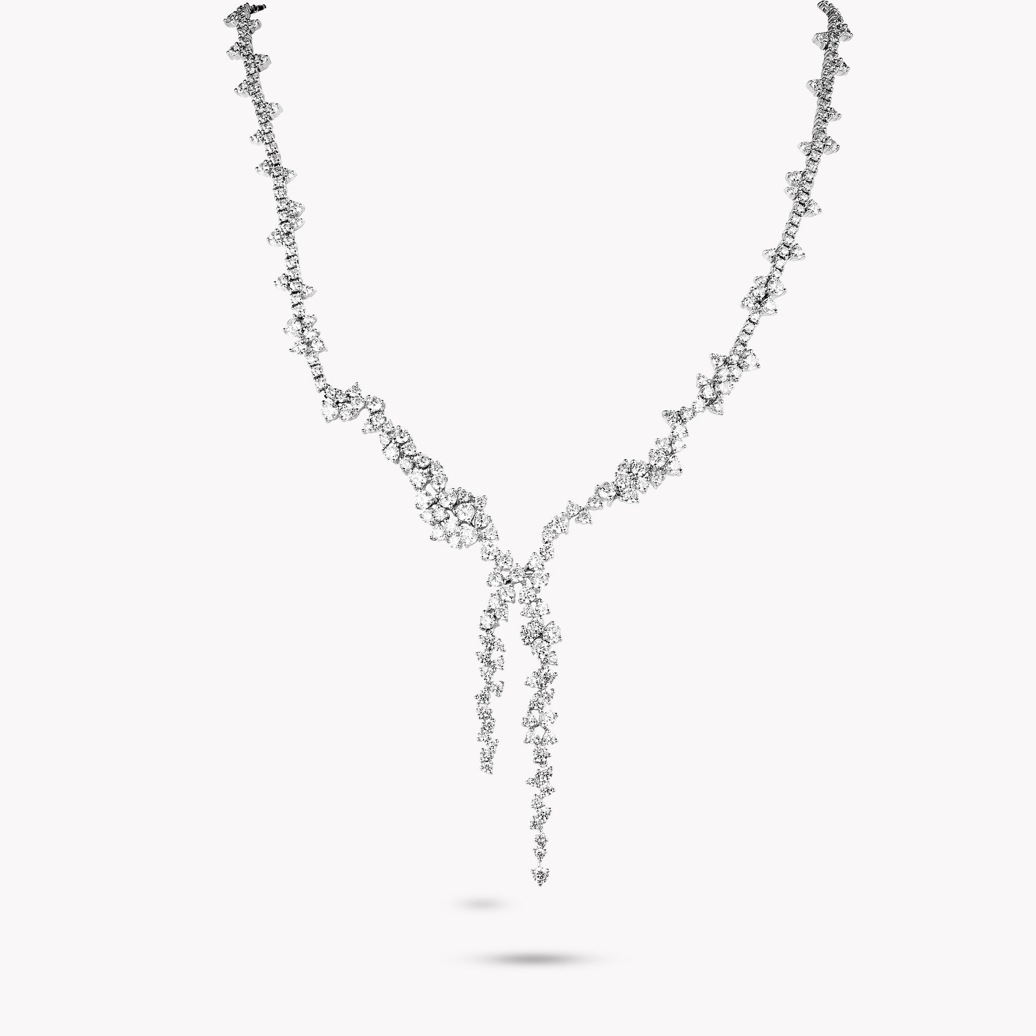 Fancy Shape Drop Necklace