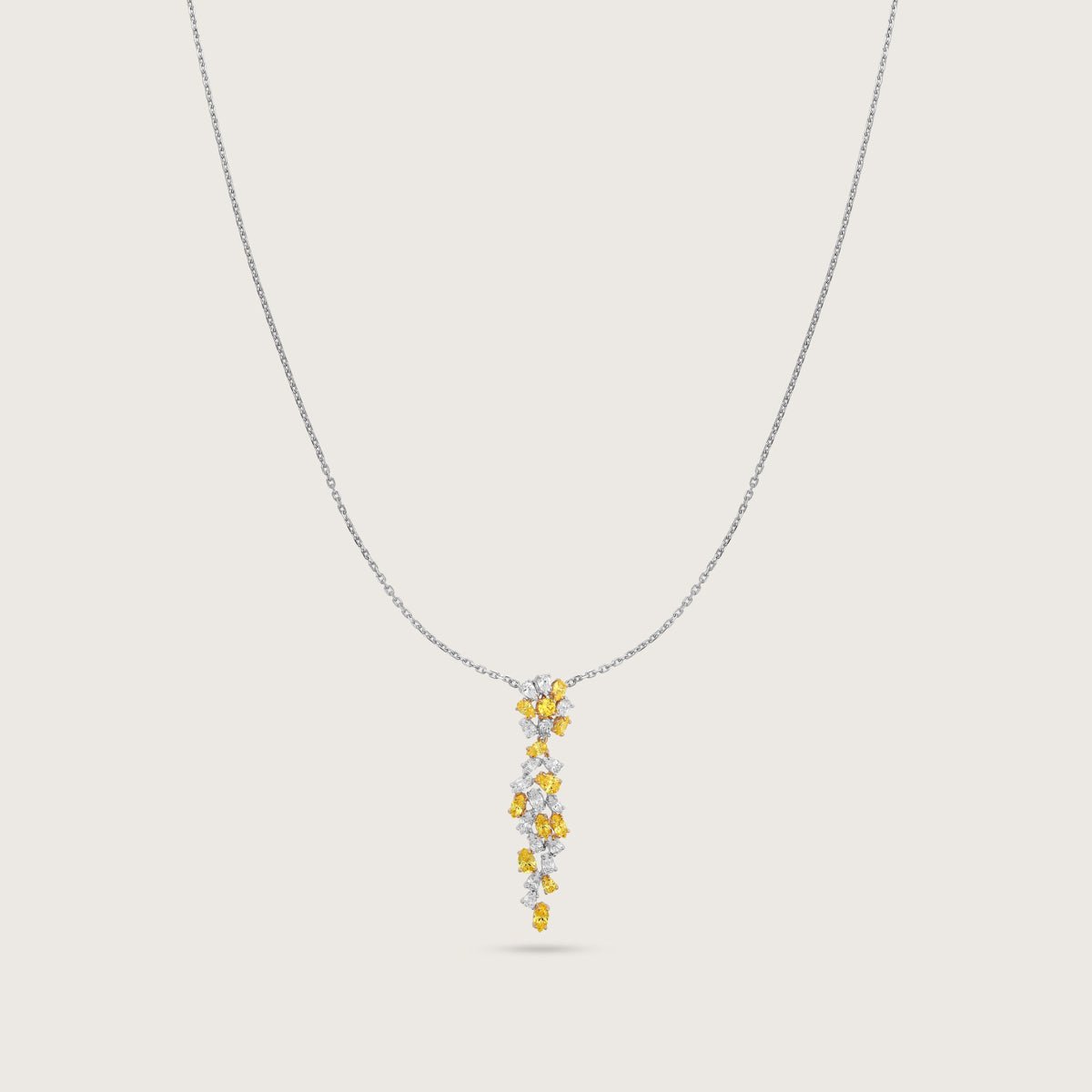 Golden Cascade Necklace