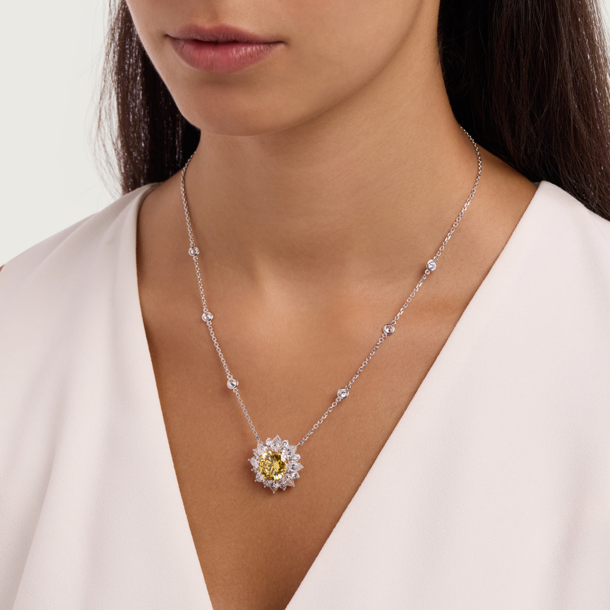 Canary Bloom Necklace