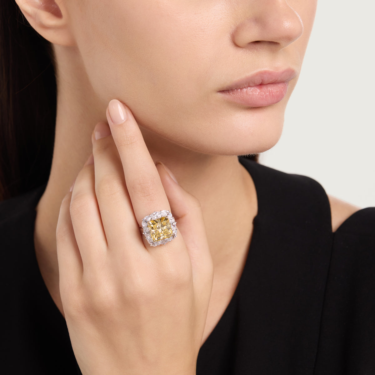 Canary Glow Diamond Ring