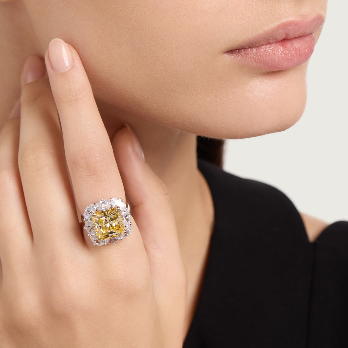 Canary Glow Diamond Ring