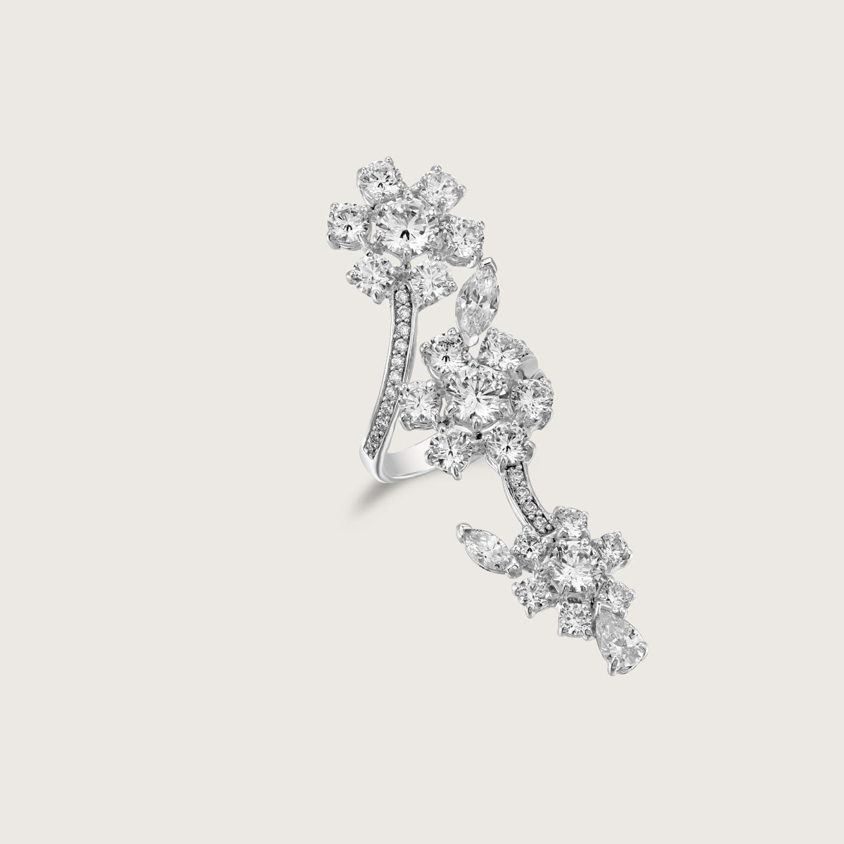 Botanical Spark Diamond Ring