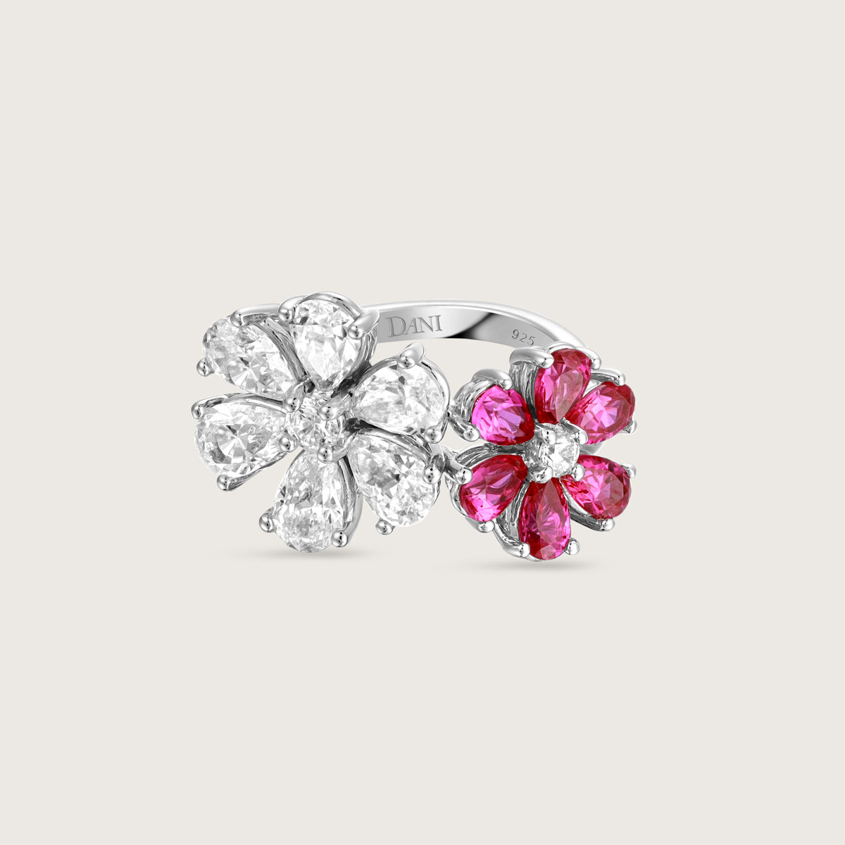 Blooming Ruby & Diamond Ring